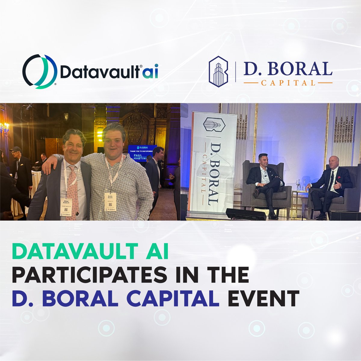 Datavaultai (@datavault_ai) on Twitter photo We had a great time at the <a href="/dboralcapital/">D. Boral Capital</a> Annual Global Conference! Thanks to the team for having us and for the incredible lineup of company leaders, corporate partners, and investors! #Innovation #InvestmentNetworking #ThoughtLeadership We had a great time at the <a href="/dboralcapital/">D. Boral Capital</a> Annual Global Conference! Thanks to the team for having us and for the incredible lineup of company leaders, corporate partners, and investors! #Innovation #InvestmentNetworking #ThoughtLeadership
