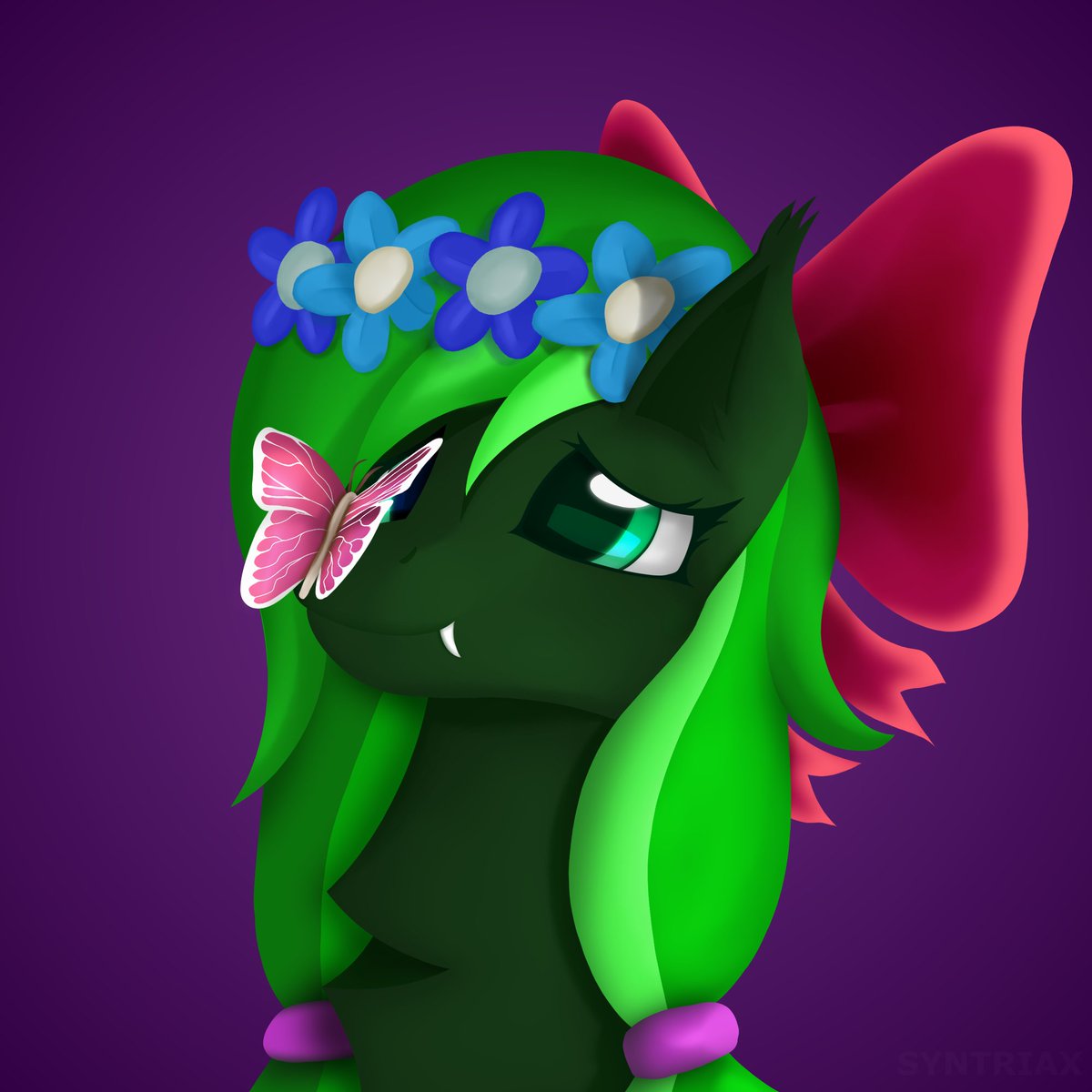 Syntriax's tweet photo. I forgot to upload this, it's a gift for @BattyBoopers I made last year (2024.03.24)  ^^ https://t.co/nMx1QsWnkE