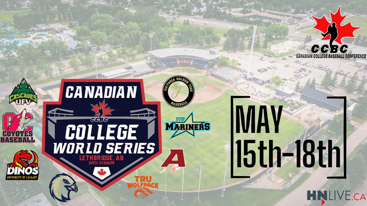Victoria GoldenTide Baseball (@goldentideyyj) on Twitter photo The <a href="/CCBaseballConf/">Canadian College Baseball Conference (CCBC)</a> World Series is being streamed live from Alberta via a PPV setup by the league.
See the schedule and stream at: video.hnlive.ca/en/c/2025-ccws…
#GoldenTide #CCBC #Baseball #YYJ The <a href="/CCBaseballConf/">Canadian College Baseball Conference (CCBC)</a> World Series is being streamed live from Alberta via a PPV setup by the league.
See the schedule and stream at: video.hnlive.ca/en/c/2025-ccws…
#GoldenTide #CCBC #Baseball #YYJ