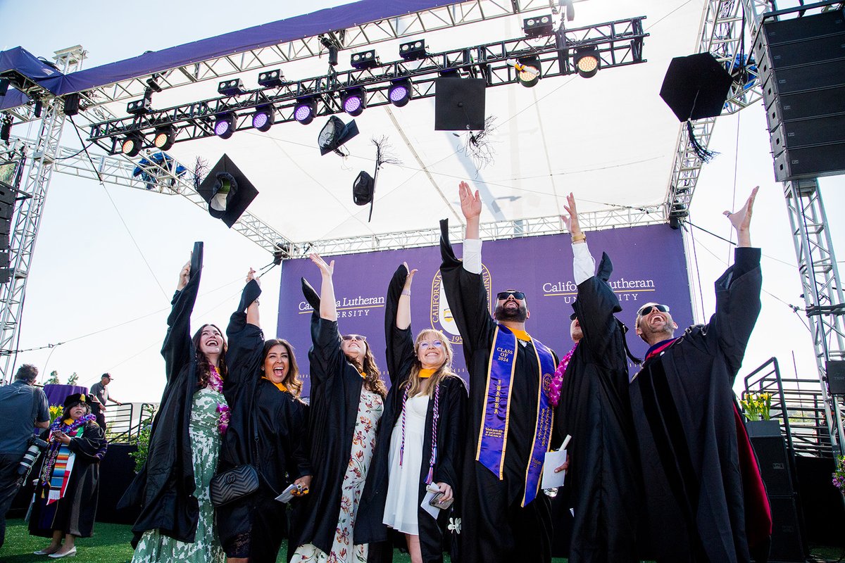 We’re honoring the Class of 2025 tomorrow! The undergraduate ceremony at 8:30 a.m. and the graduation ceremony is at 2:30 p.m. Watch both via the livestream at CalLutheran.edu/commencement