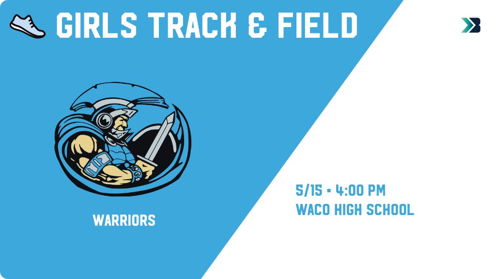 Girls Track &amp; Field (Varsity) Meet Day! - Check out the event preview for the WACO Warriors. It starts at 4:00 PM and is at WACO High School. gobound.com/ia/ighsau/girl…