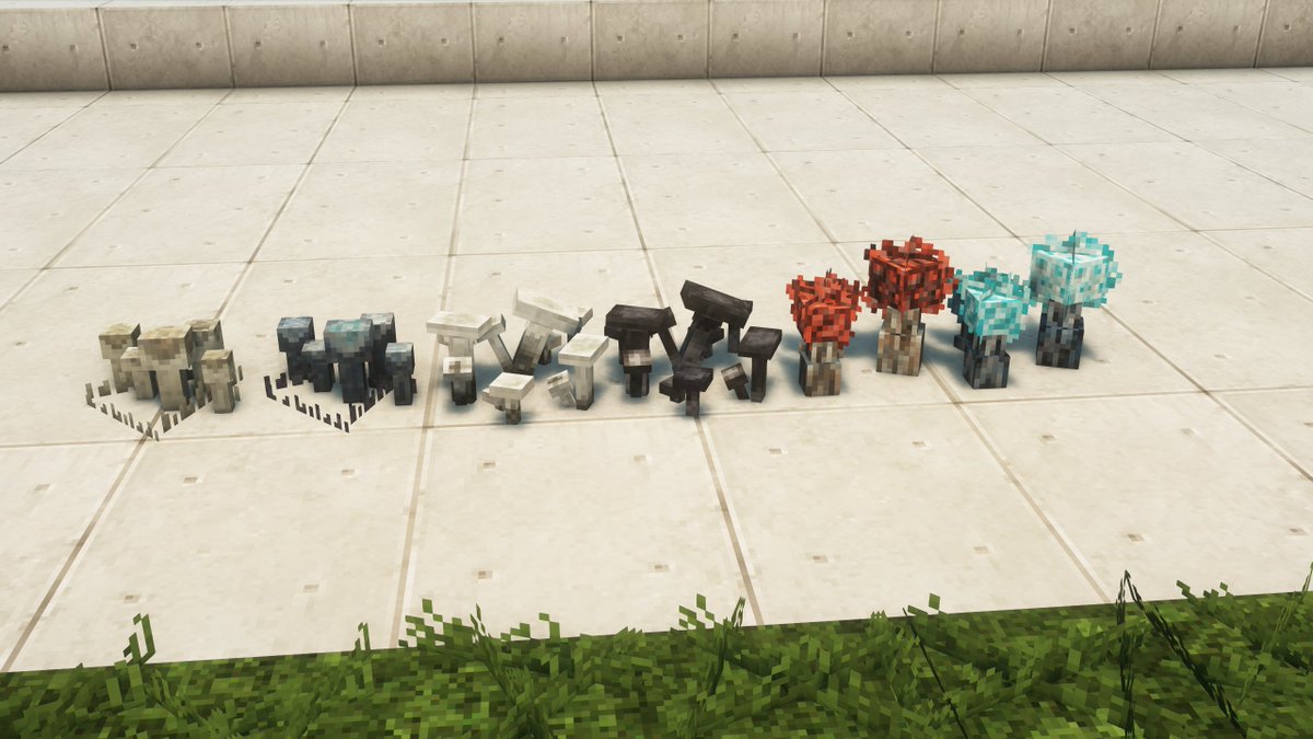 New Mushroom types for #BelieveMod! 
#minecraft #mods
