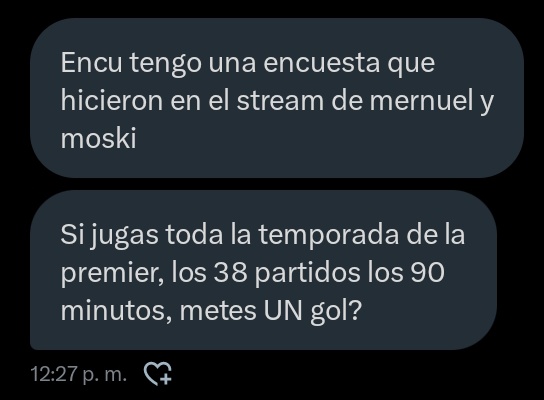 Encu5Futbol's tweet photo. Los leo. Las opciones son:

-Sí
-No
-Ni en pedo https://t.co/gkzMa8Rnwd