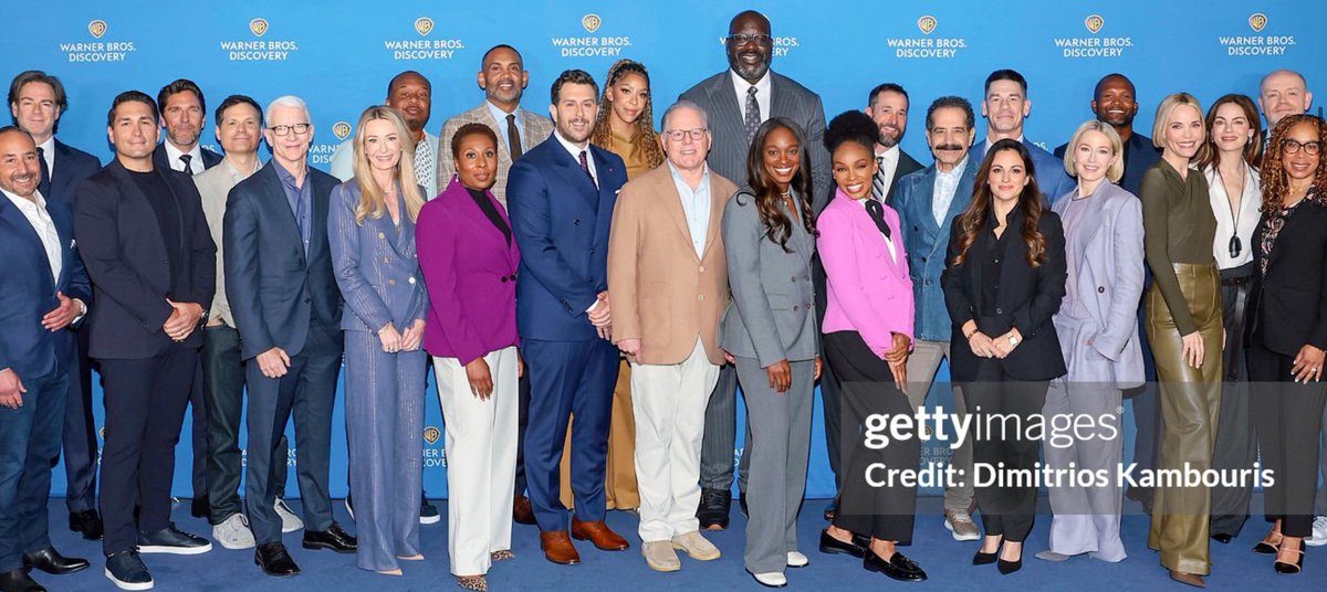 Have I Got News For You at the Warner Bros Discovery Upfronts! 

Took everything in me not to try to arm wrestle <a href="/SHAQ/">SHAQ</a> .