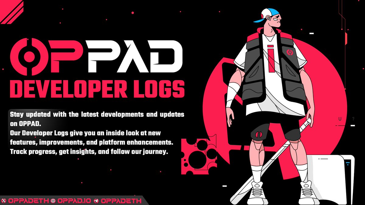 OPPADETH's tweet photo. 🎲 Stay ahead with OPPAD Developer Logs!

 Get exclusive insights into new features, improvements, and platform progress. 
Join our Discord https://t.co/gJODKtVBVz and follow our journey as we build the future of blockchain launchpads.

#OPPAD