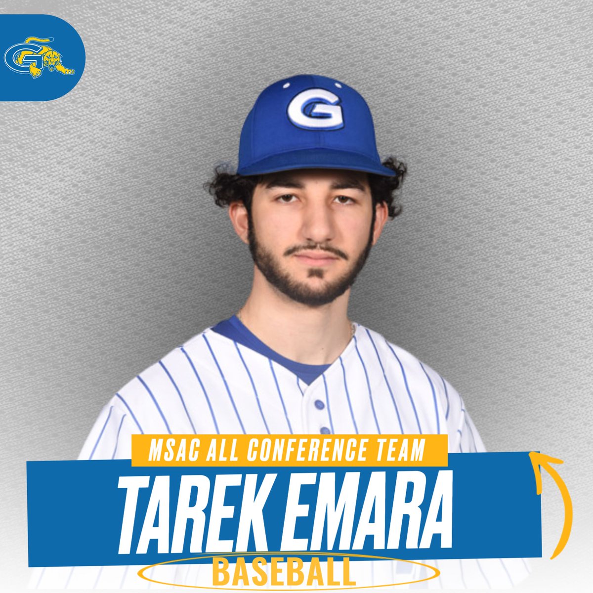 GCCSports's tweet image. ALL MSAC - Congratulations to those on Baseball who were selected to the MSAC All Conference team!! #CougarPride
Yamato Onozaki
Tarek Emara
Cooper Hassall
Wyatt Argentieri