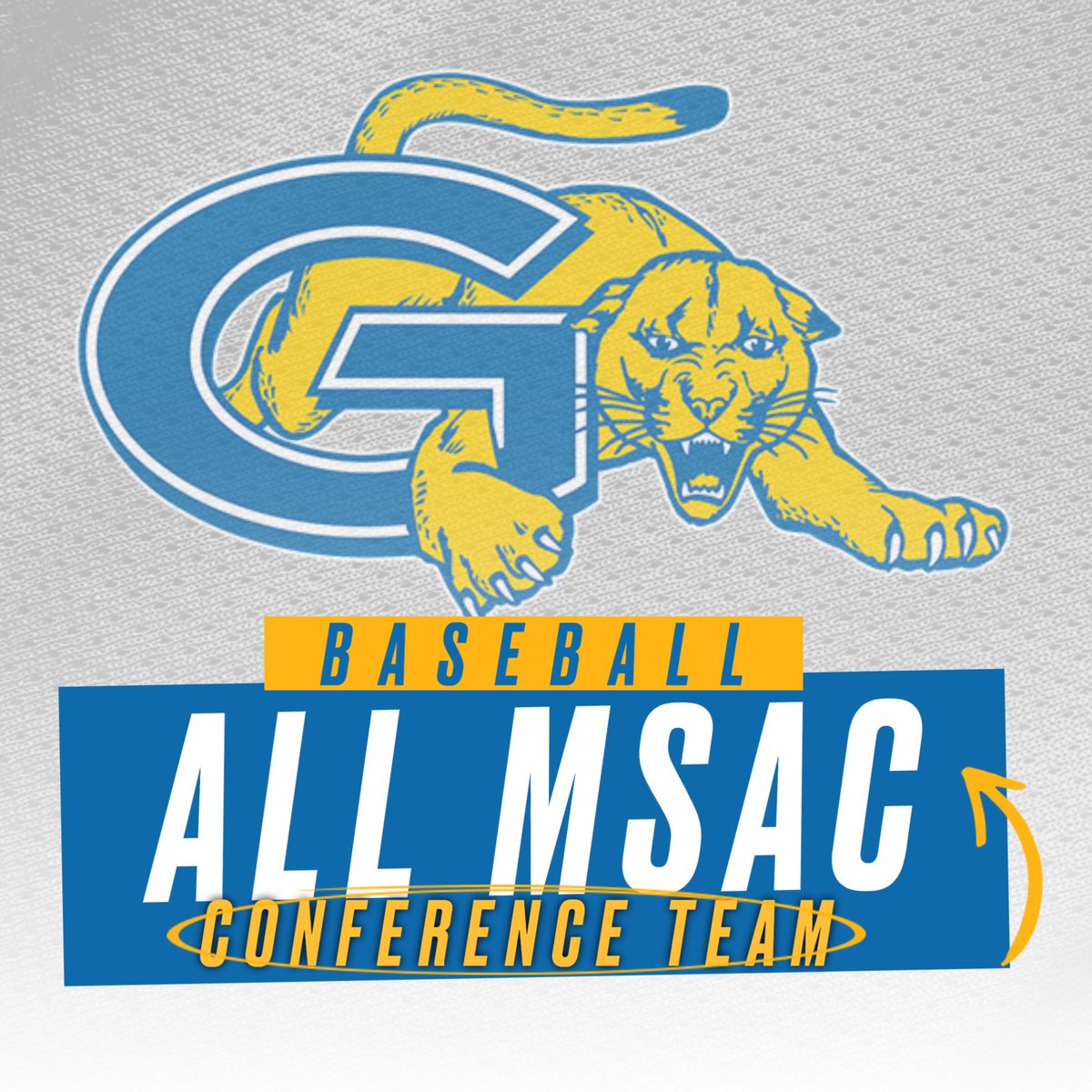 GCCSports's tweet image. ALL MSAC - Congratulations to those on Baseball who were selected to the MSAC All Conference team!! #CougarPride
Yamato Onozaki
Tarek Emara
Cooper Hassall
Wyatt Argentieri