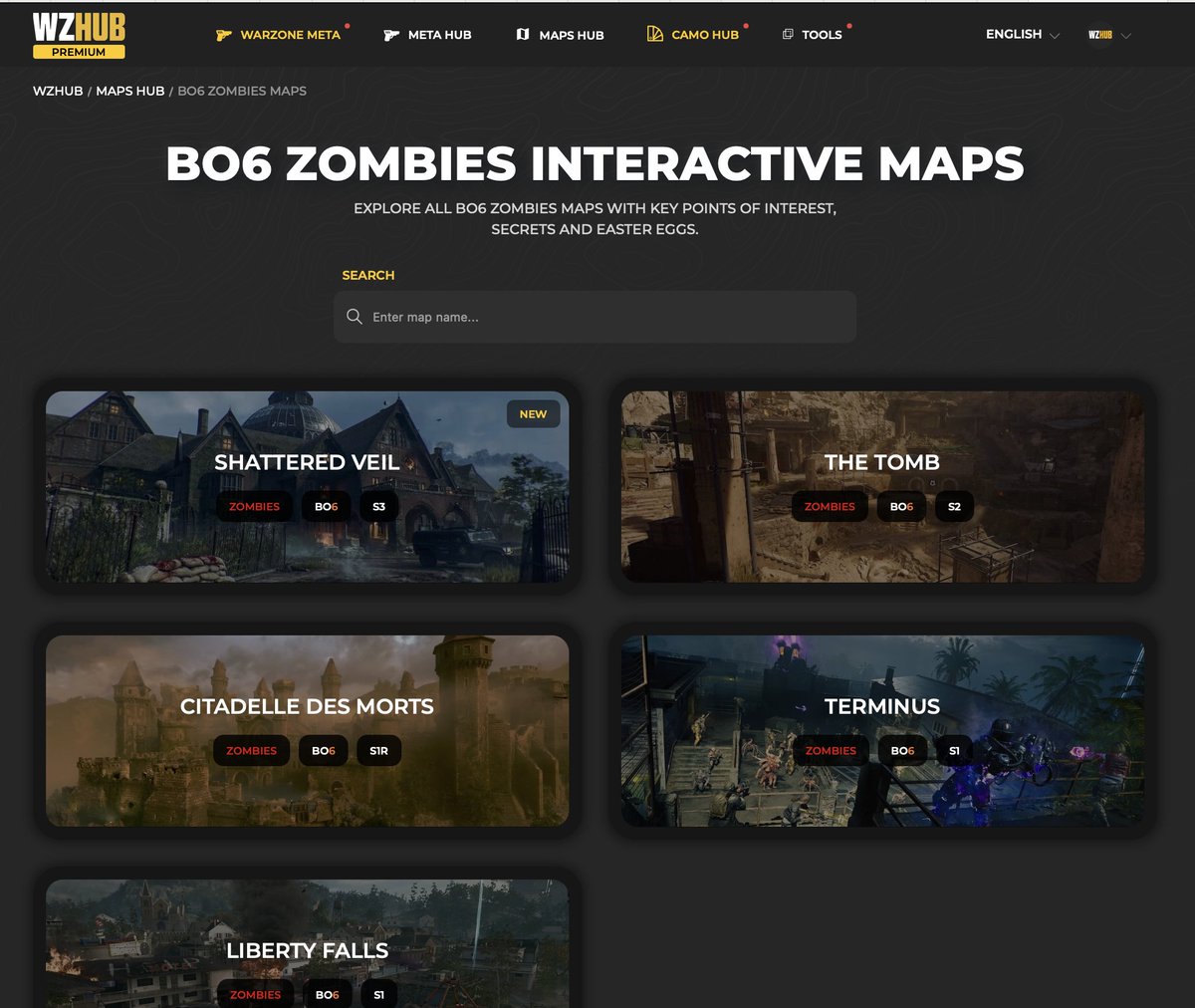 📍MAPS HUB - New update is live on WZHUB and apps

✅ Updated UI with Game Folders
✅ Search bar to find map you need by its name
✅ Game Badges
✅ Season Badges for Zombies maps
✅ Breadcrumbs for easier navigation between folders/games
📱 Update available right now on iOS /