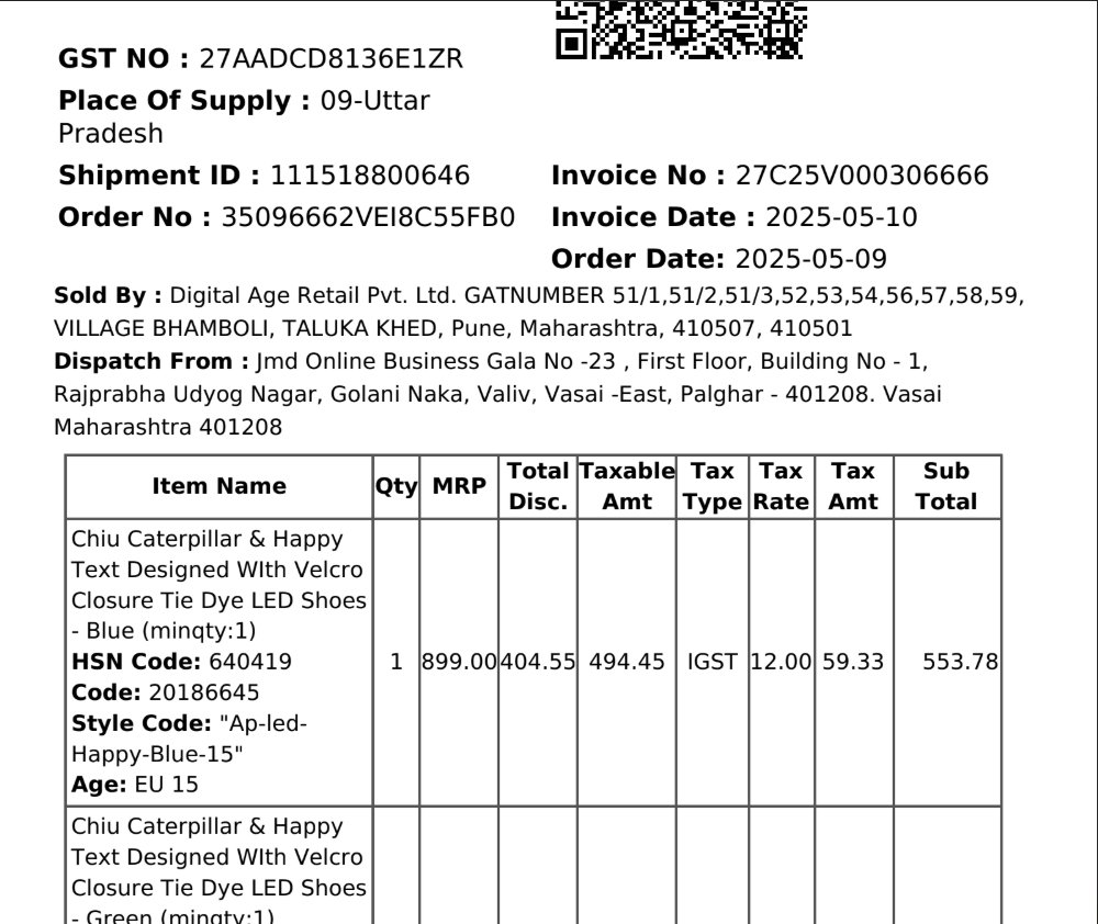 wkunal97's tweet photo. not available when the shoes were received. Also the shoes when I ordered mentioned Chiu Caterpillar &amp; Happy Text Designed With Velcro Closure Tie Dye LED Shoes - Blue but the shoes had no LED lights. @jaagograhakjago register a complaint against First Cry on a very large scale https://t.co/FUyYjY8oPh