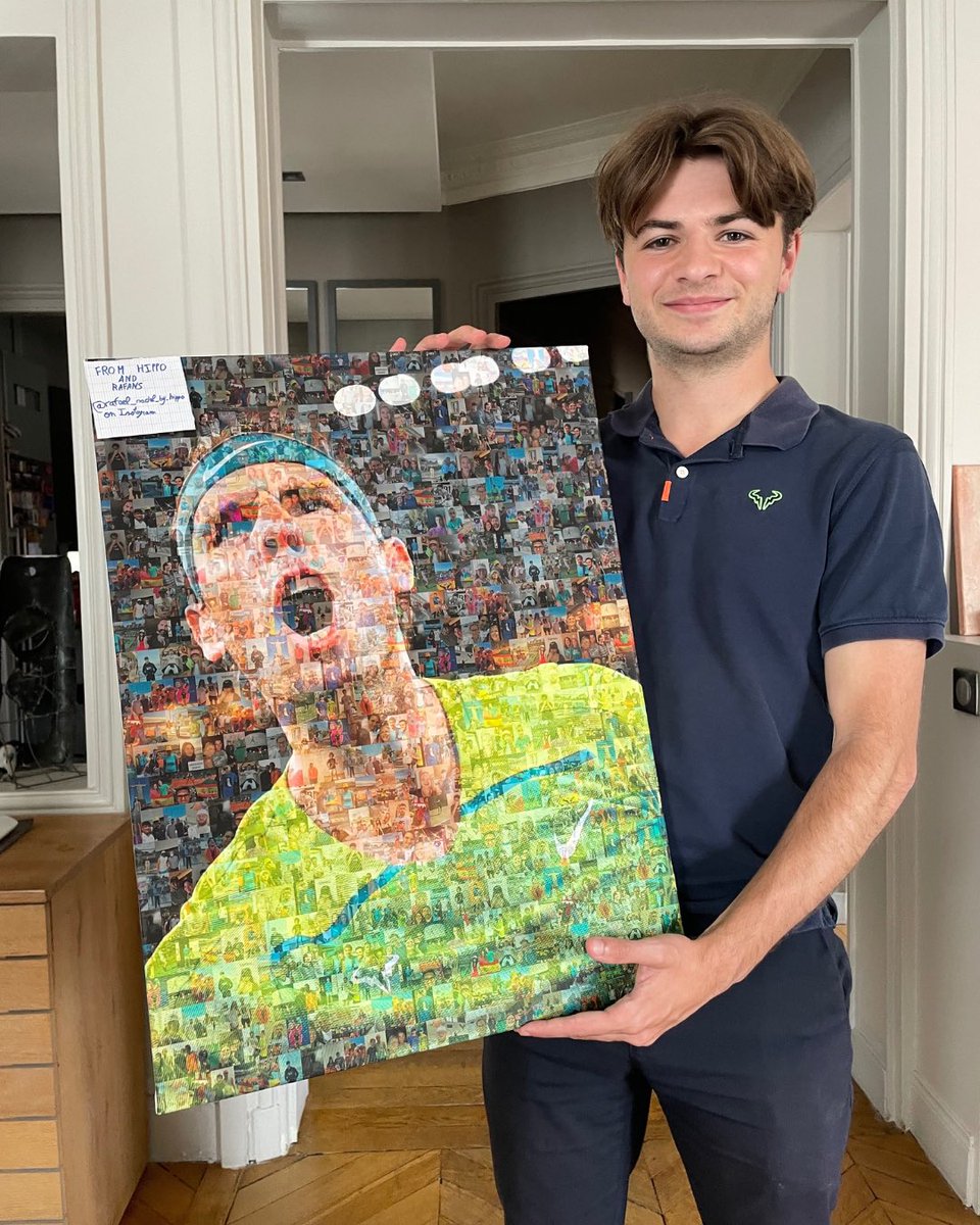 Calling the social networks magic here 📣

Last year, I did this mosaic for Rafa as a present and I gathered more than 300 fans of him to take part in this project. In 10 days, the King of Clay will have his tribute ceremony at Roland Garros and knowing he will be in Paris makes
