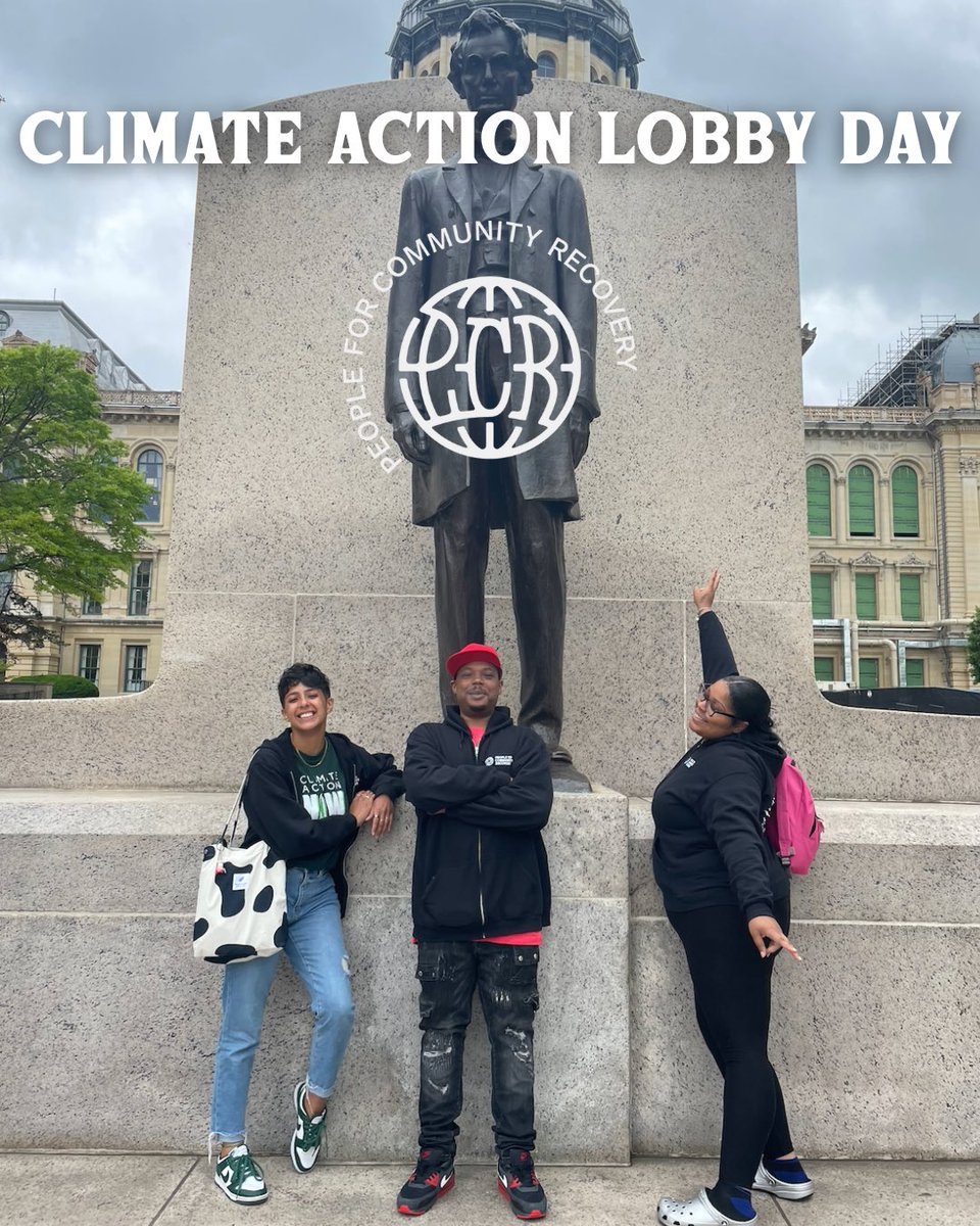 pcrchi's tweet photo. Join us at the State Capitol on May 21 to #ActOnClimate! We'll urge legislators to support the @ILCleanJobs Platform, a suite of bills that create green jobs👷‍♀️, make our communities healthier &amp; safer💚, and will mitigate climate pollution🌎. RSVP ➡️ https://t.co/Evh4isU7t3 https://t.co/Xf32sZY07C