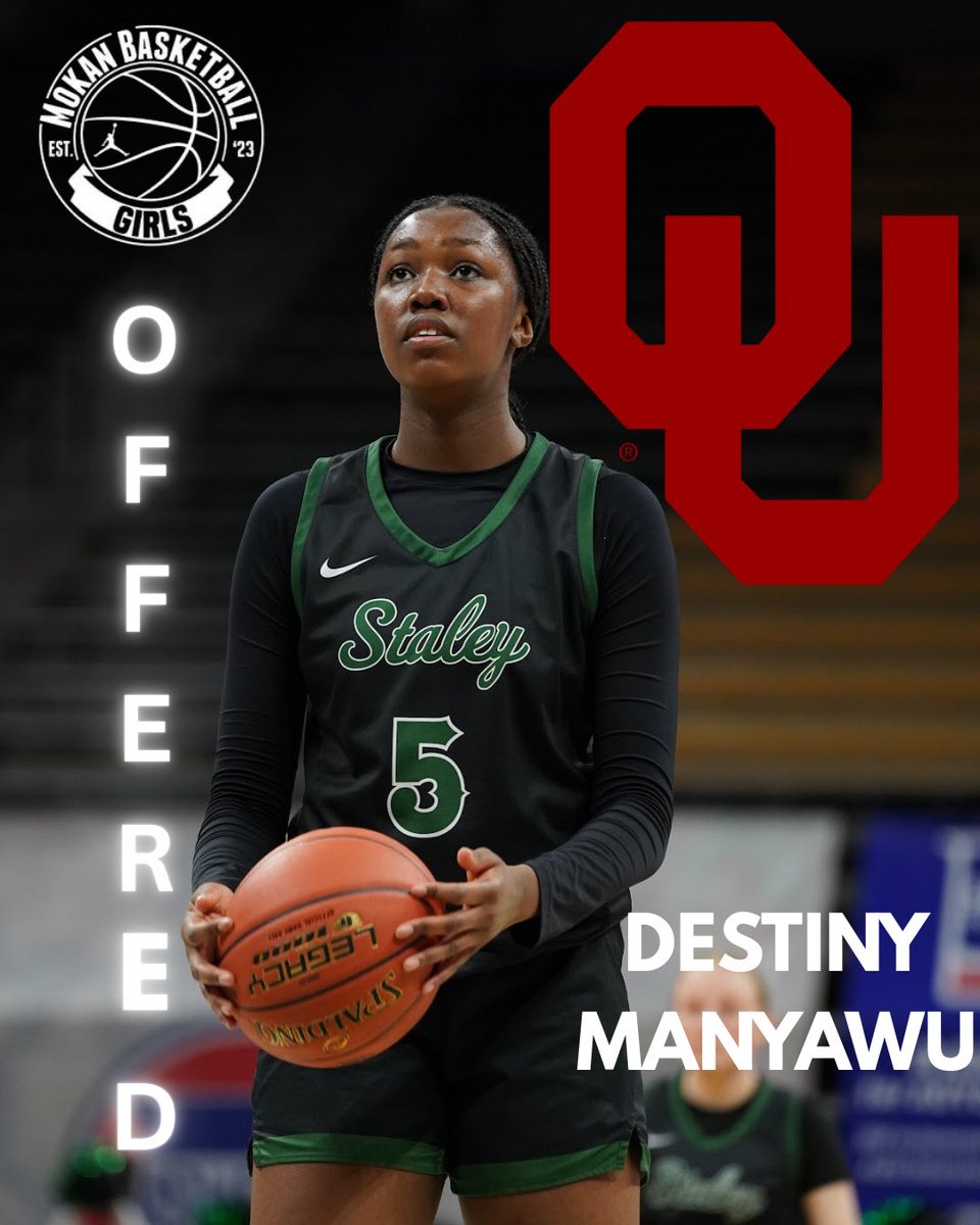 Destiny Manyawu (@destinymanyawu) on Twitter photo After a great conversation with <a href="/NicciHaysFort/">Nicci Hays Fort</a> I’m blessed to receive an offer from the University of Oklahoma!
#AGTG
<a href="/MokanGirls/">Mokan Girls Basketball</a> After a great conversation with <a href="/NicciHaysFort/">Nicci Hays Fort</a> I’m blessed to receive an offer from the University of Oklahoma!
#AGTG
<a href="/MokanGirls/">Mokan Girls Basketball</a>