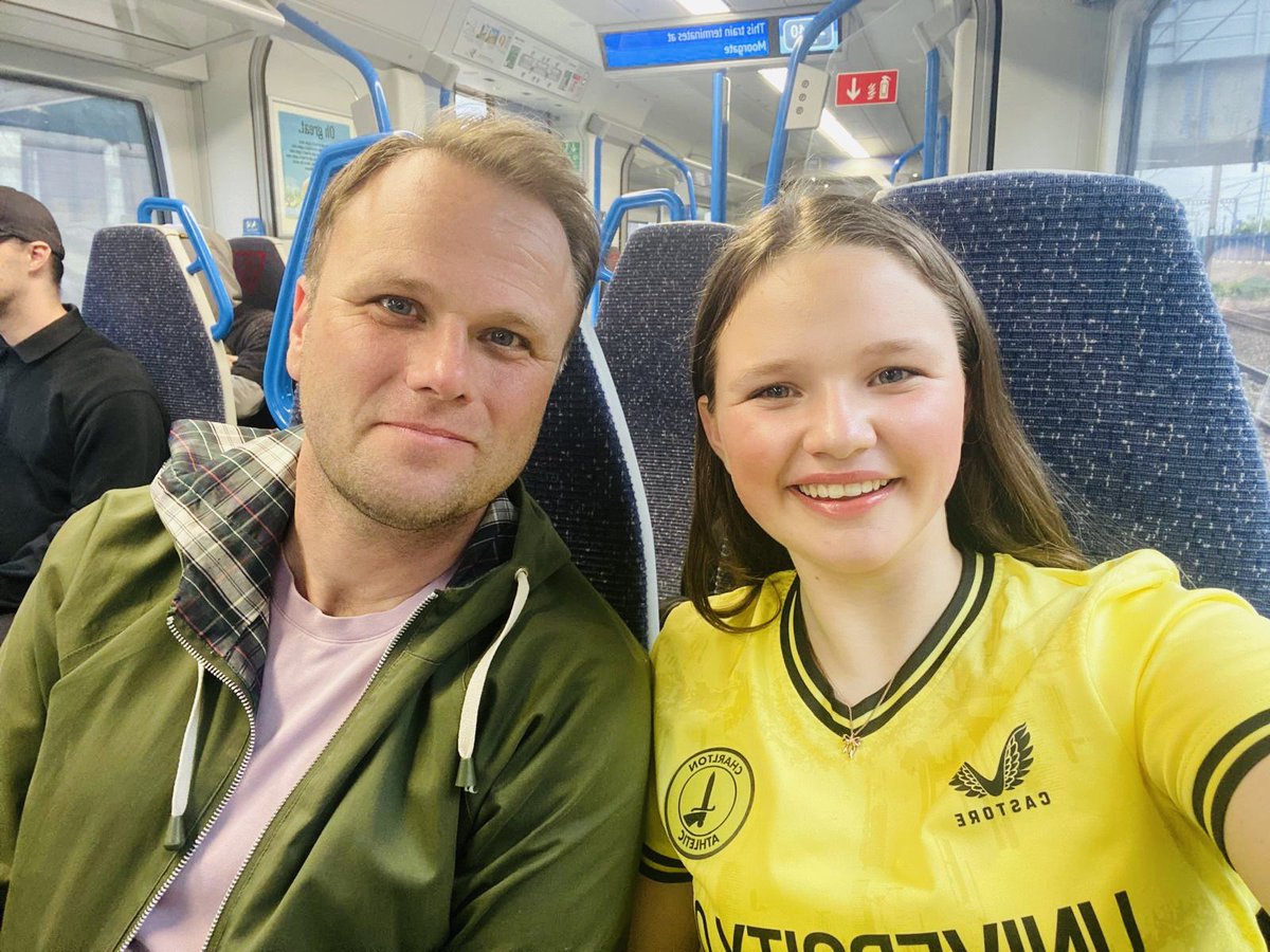 On our way to the Valley. Let’s do this Charlton! <a href="/CAFCofficial/">Charlton Athletic FC</a> #cafc