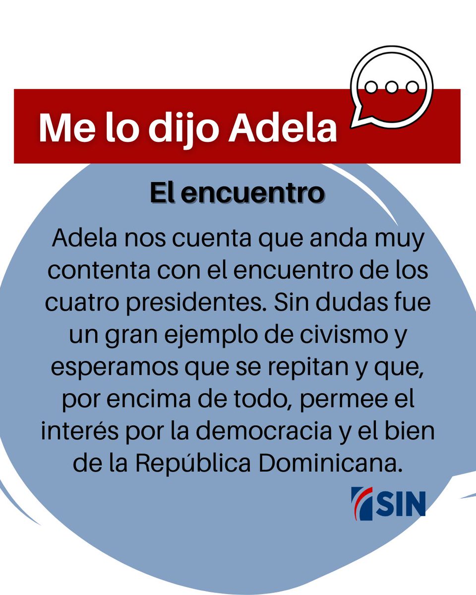 SIN24Horas's tweet photo. Comentario de Adela: El encuentro.

Más detalles en nuestro periódico https://t.co/dDk5yCrbYu https://t.co/C2KCEasG44