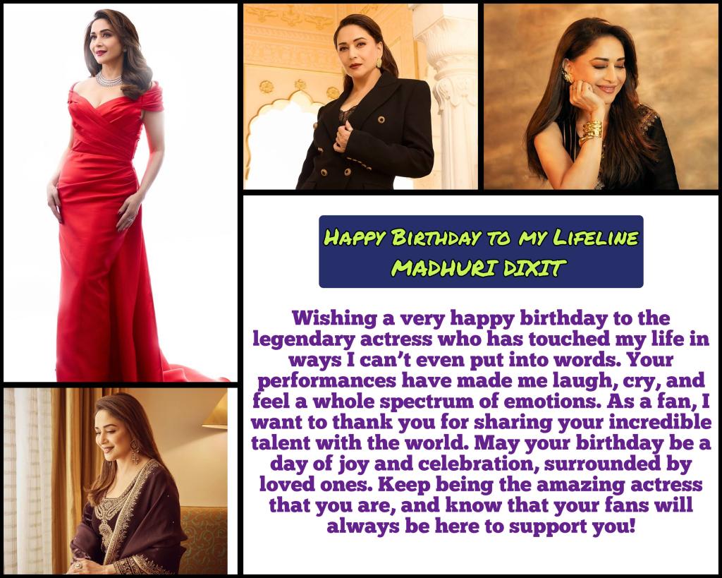 MaddySmita's tweet photo. Happy Birthday Madhuri Ma'am 🎂🎉🎊💐❤️❤️❤️ @MadhuriDixit https://t.co/hTMWdAuTjb
