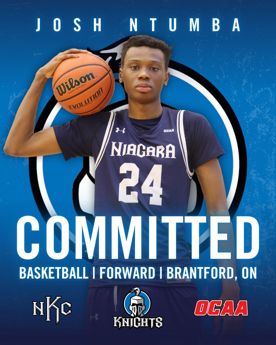 🚨 NEW SIGN ALERT 🚨 Josh Ntumba is the newest member of our Knights Men’s Basketball program!

Welcome Josh!

Program: Occupational and Physical Therapy
High School: North Park Collegiate and Vocational School
Club Team: West United Prep Academy

#goknights 🏀