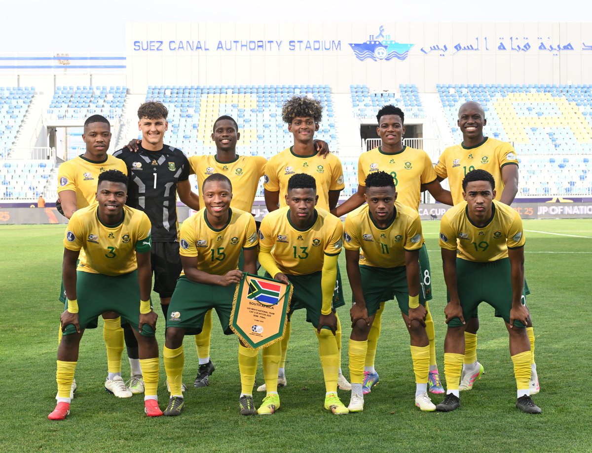 iDiskiTimes's tweet photo. 𝗔𝗠𝗔𝗝𝗜𝗧𝗔 𝗜𝗡𝗧𝗢 𝗔𝗙𝗖𝗢𝗡 𝗙𝗜𝗡𝗔𝗟 🇿🇦

Amajita qualified for the #U20AFCON final after beating Nigeria 1-0 thanks to a goal by Tylon Smith.

It's the second time our U20 qualify for the final after 1997. https://t.co/eyAWbRfvur