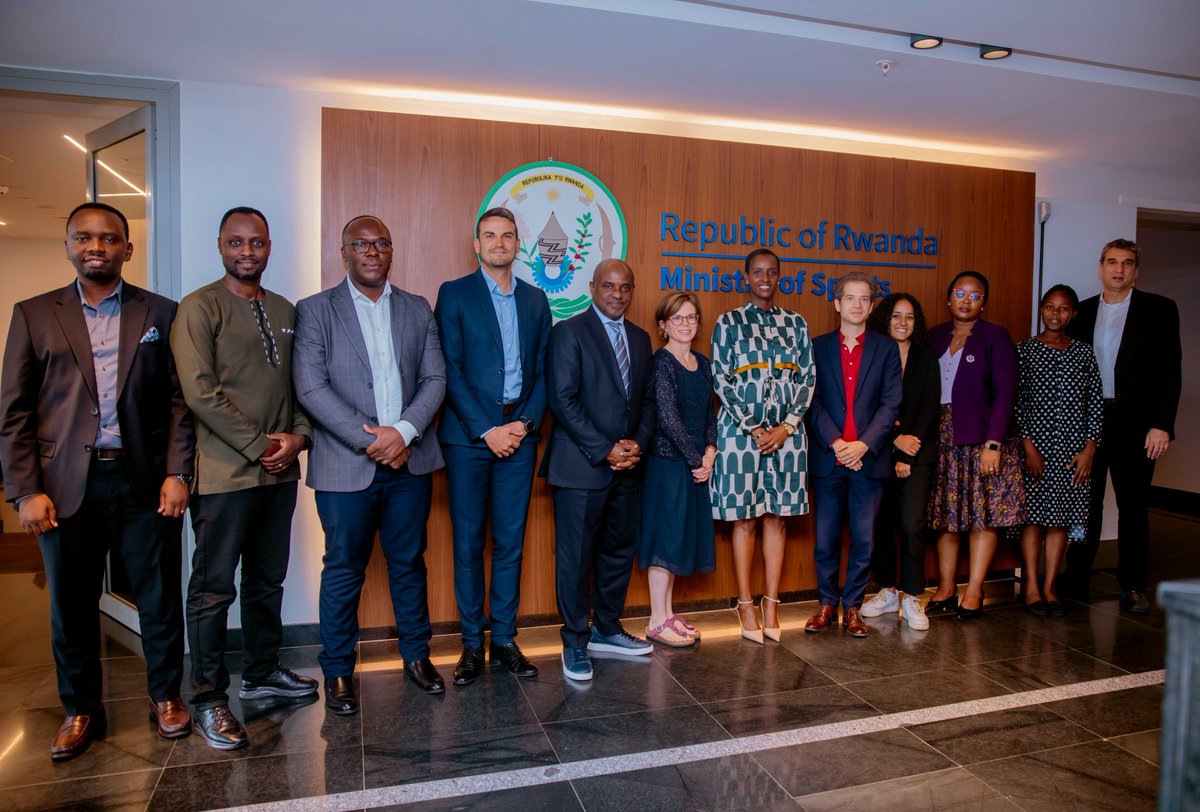 Ministry of Sports|Rwanda (@rwanda_sports) on Twitter photo Today, Minister <a href="/nmukazayire/">Nelly Mukazayire</a> received AFD representatives Mrs. Morgane Beaudouin, Education Team Leader, and Mr. Christophe Dias, Sports & Development Lead, for a courtesy visit and validation steering committee meeting on ongoing sports development initiatives. Today, Minister <a href="/nmukazayire/">Nelly Mukazayire</a> received AFD representatives Mrs. Morgane Beaudouin, Education Team Leader, and Mr. Christophe Dias, Sports & Development Lead, for a courtesy visit and validation steering committee meeting on ongoing sports development initiatives.