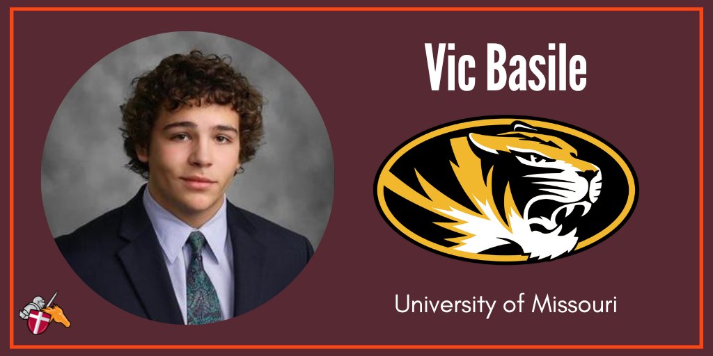 Congratulations Vic Basile!

Vic will attend the University of Missouri!

#BeExceptional #CollegeCrusaders