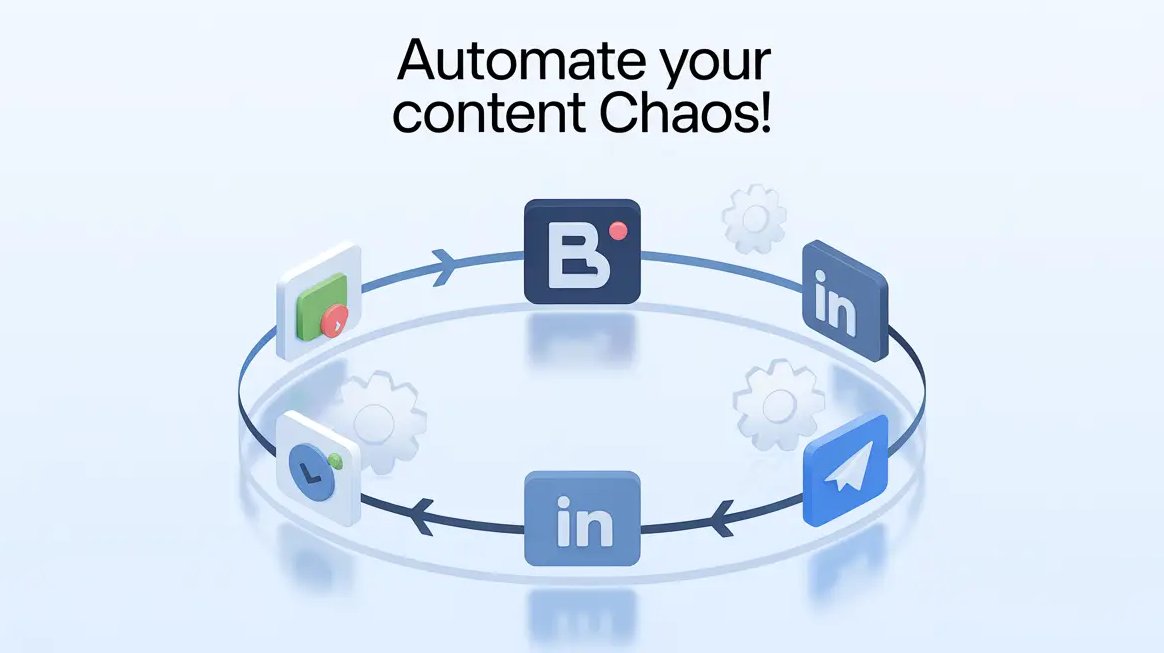 glivera's tweet photo. Posting one article shouldn’t take 4 hours.
But it does.
3 tools. Copy-paste chaos. AI prompts. Design tweaks.
Here’s the stack I use to automate it all 👇

#AIforSMB https://t.co/Mepzcx7fpG