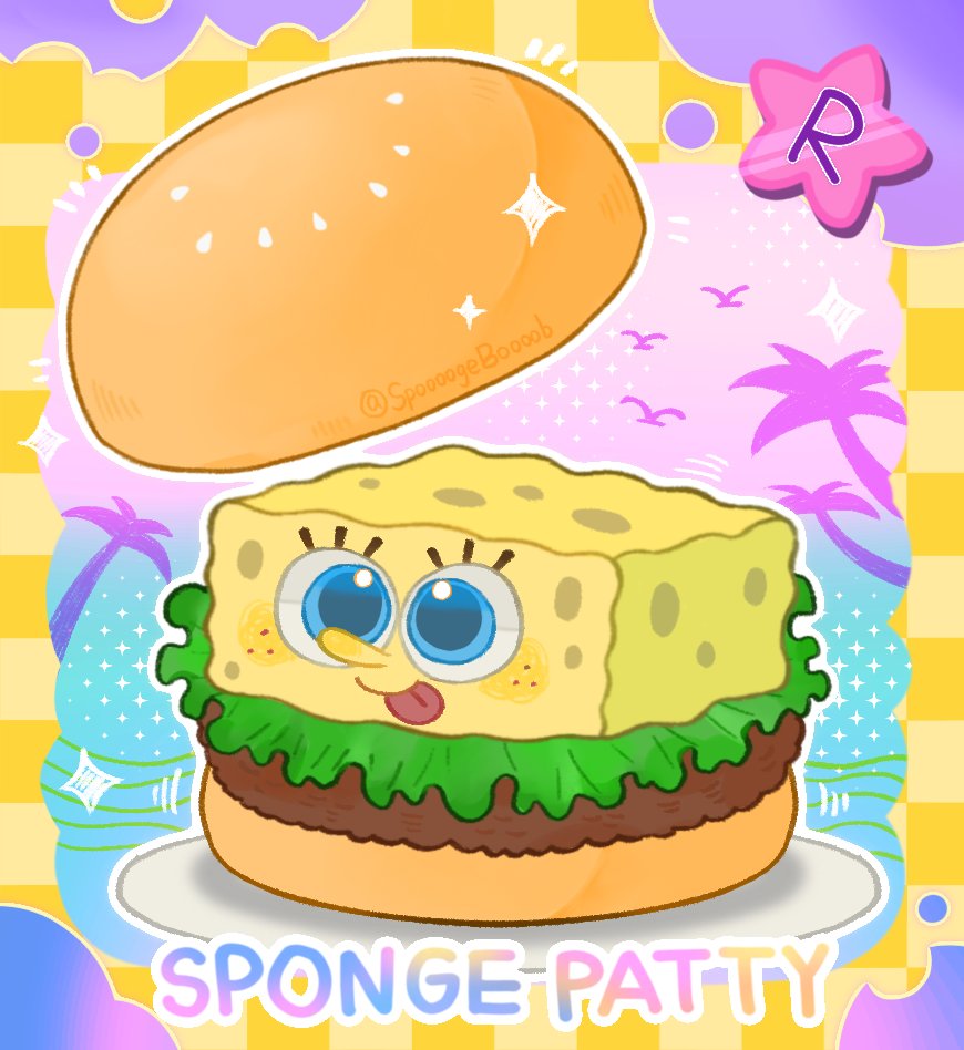SpoooogeBoooob's tweet photo. Sponge Patty!🍔✨ https://t.co/lynX7DM5HO