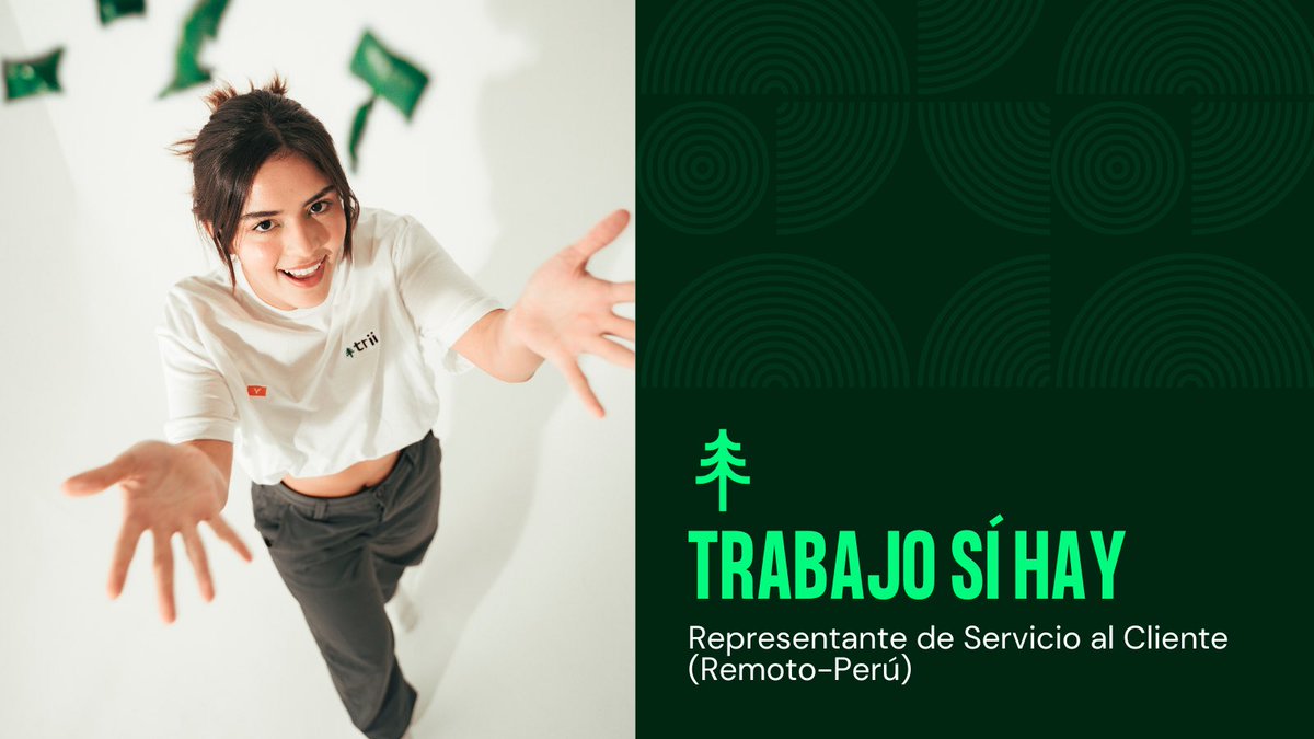 #TrabajoSíHay 

¡Estamos buscando talento en Perú! En trii abrimos vacante para Representante de Servicio al Cliente (remoto).

Más info aquí: trii.notion.site/Representante-…