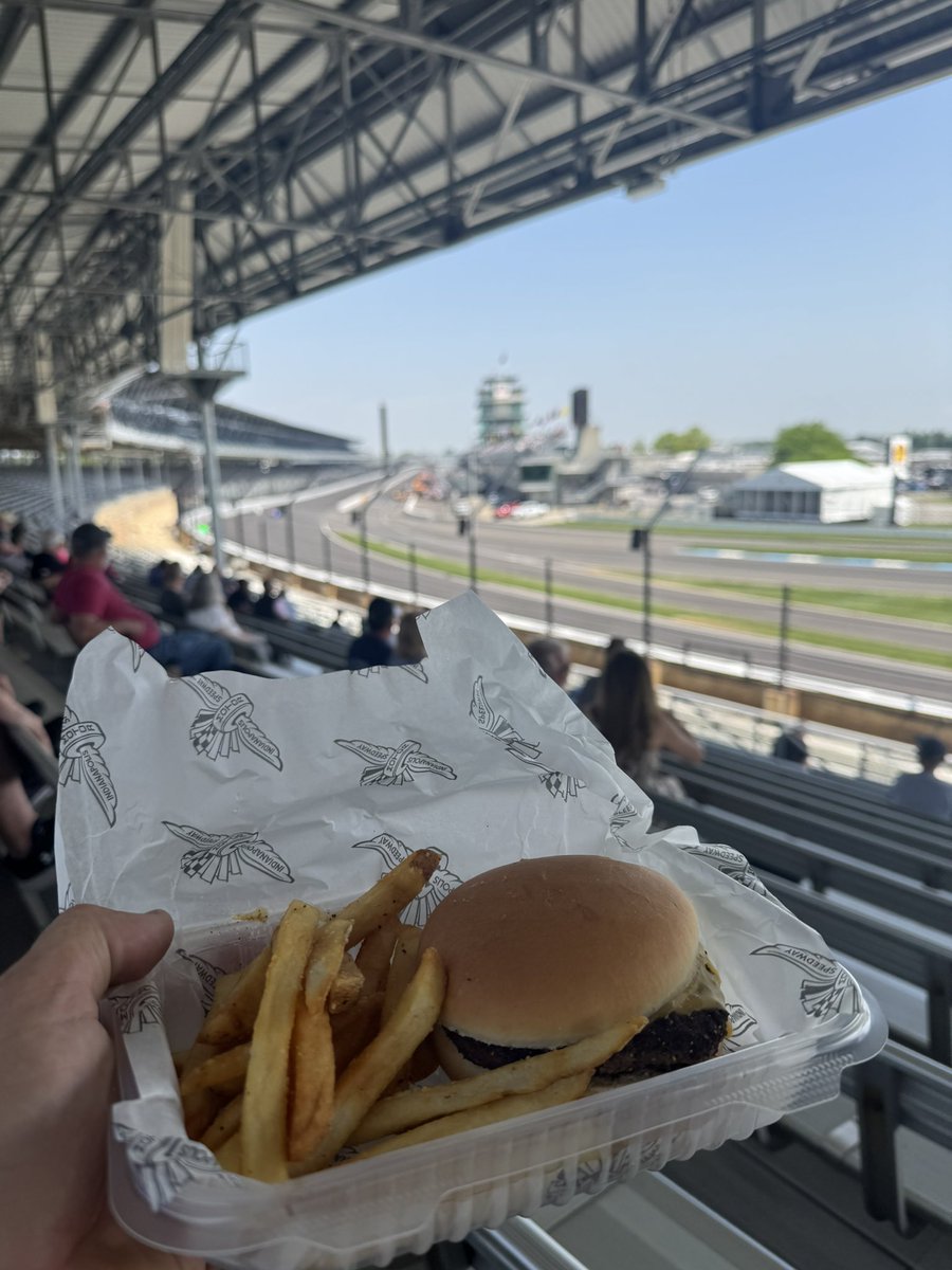 Can’t think of a better place for lunch! <a href="/IndyCar/">NTT INDYCAR SERIES</a>  <a href="/IMS/">Indianapolis Motor Speedway</a> month of May is a special time!