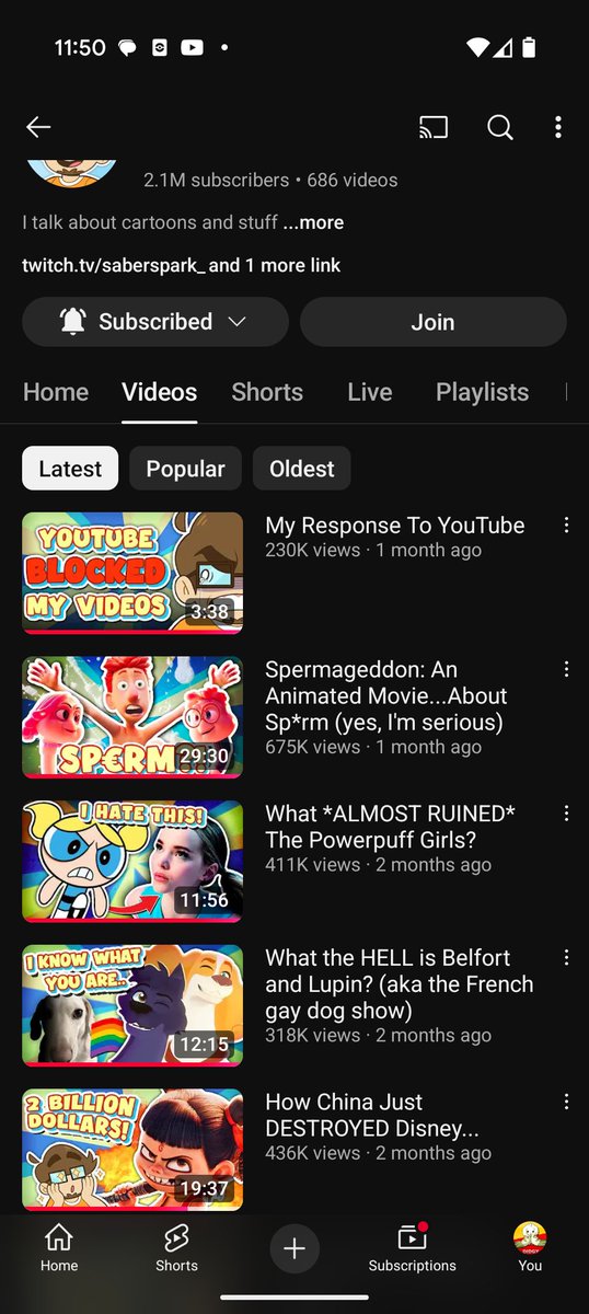 Does anyone know why I can't find any recent saber spark videos?  #saberspark
