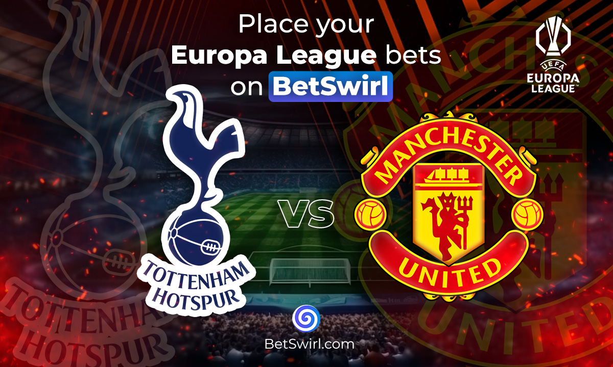 BetSwirl's tweet photo. ⚽️ @Tottenham vs @ManUtd  United — Europa League Final

San Mamés in Bilbao sets the stage for a high-stakes all-English showdown. Tottenham, seeking their first European trophy since 1984, face Manchester United, both aiming to salvage a disappointing domestic season. With Champions League qualification on the line, both teams have everything to play for.

Place your Europa League bets with $WETH on Base or $USDT on Polygon — fully onchain.