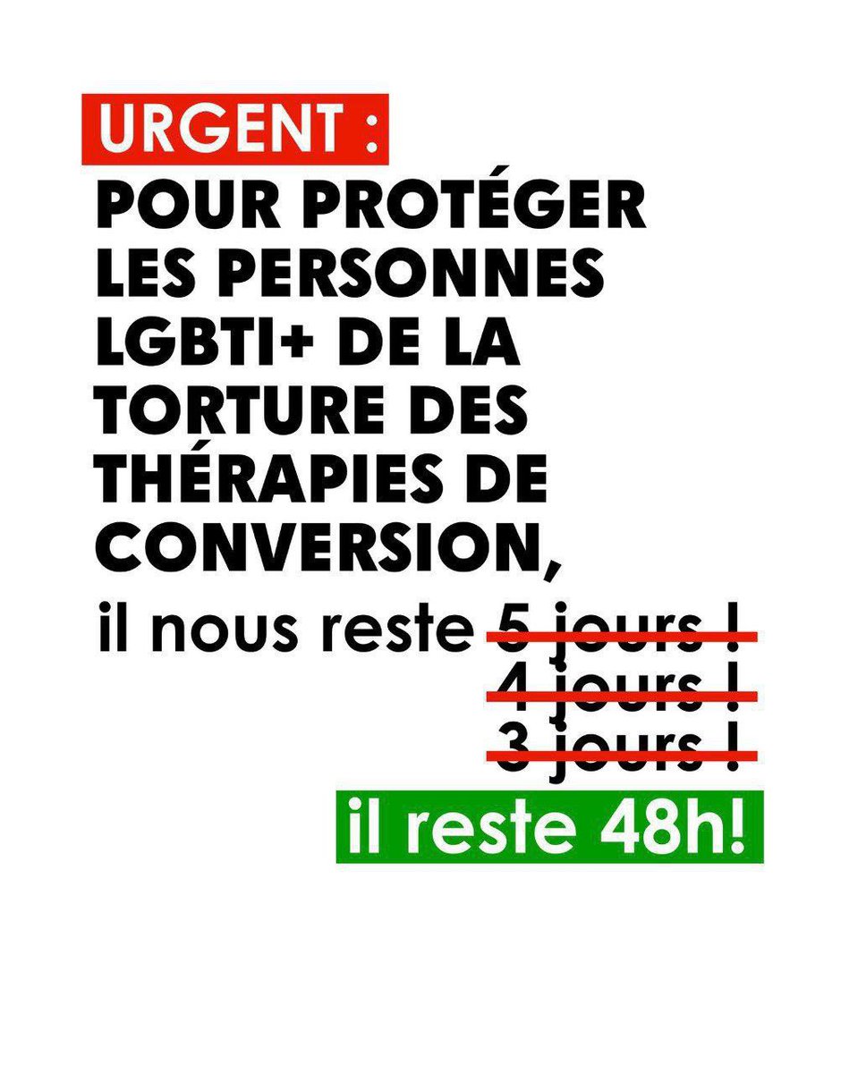Clemence_Guette's tweet photo. Les thérapies de conversion sont une torture des personnes LGBTI+ inacceptable.
Il faut les interdire dans toute l'Europe.
Il reste quelques heures pour signer cette pétition, c'est un cap très important : https://t.co/7kJucAgQC2 https://t.co/m1W3PDvZoO