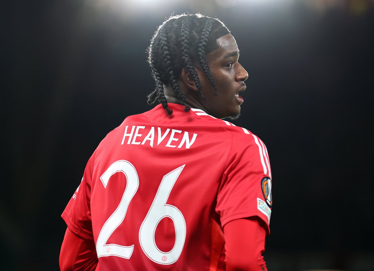 UnitedStandMUFC's tweet photo. 🚨 Ayden Heaven is part of Man United's travelling squad for tomorrow's game against Chelsea. [men] #mufc https://t.co/tVtJAlxn7E