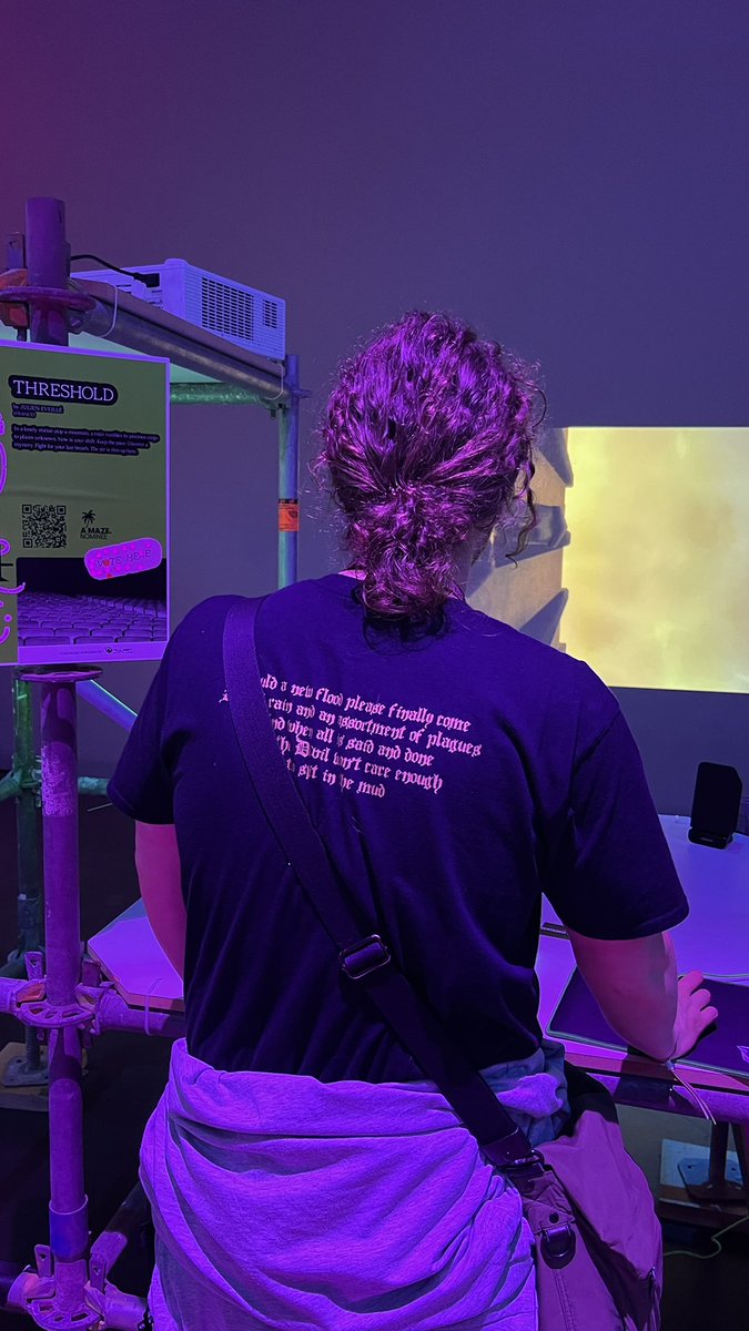 Having a blast at <a href="/AMazeFest/">A MAZE.</a> with <a href="/NikitaMalko/">Nikita Malko</a> playing Threshold by <a href="/PATALOON/">Julien Eveillé</a> ! 🎮