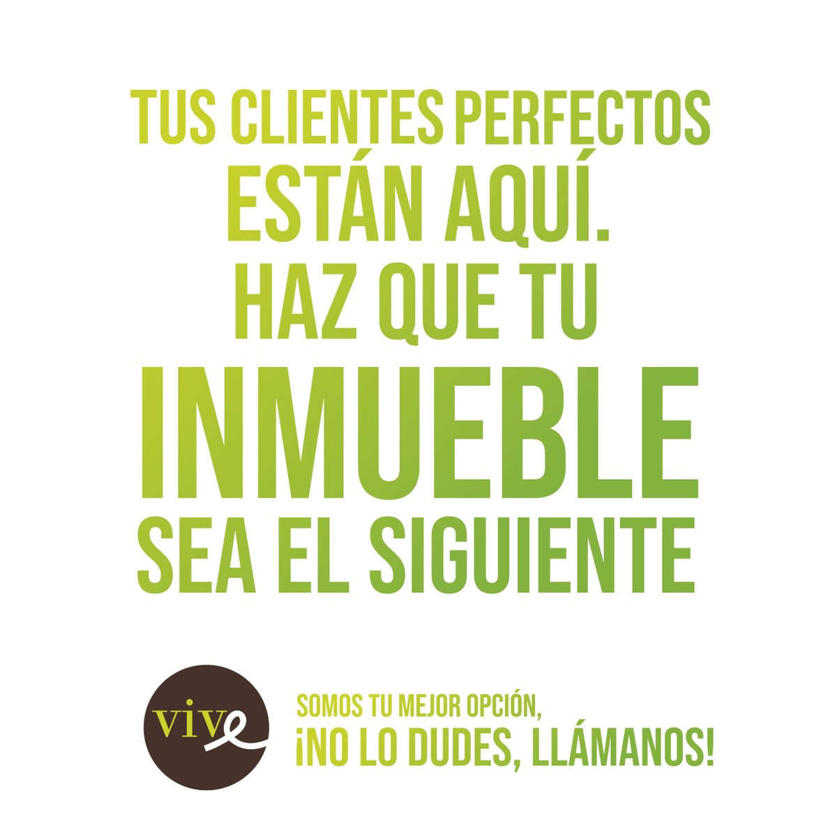 Viveinmuebles's tweet photo. 🔑✨ Tus clientes perfectos están aquí.

En Vive Inmuebles sabemos conectar las mejores propiedades con las personas indicadas. 💼🏡

📲 ¡Llámanos hoy mismo y demos el primer paso juntos! 💚

#ViveInmuebles #TuMejorElección #ConexionesQueCuentan https://t.co/h3Mt4YgbjX