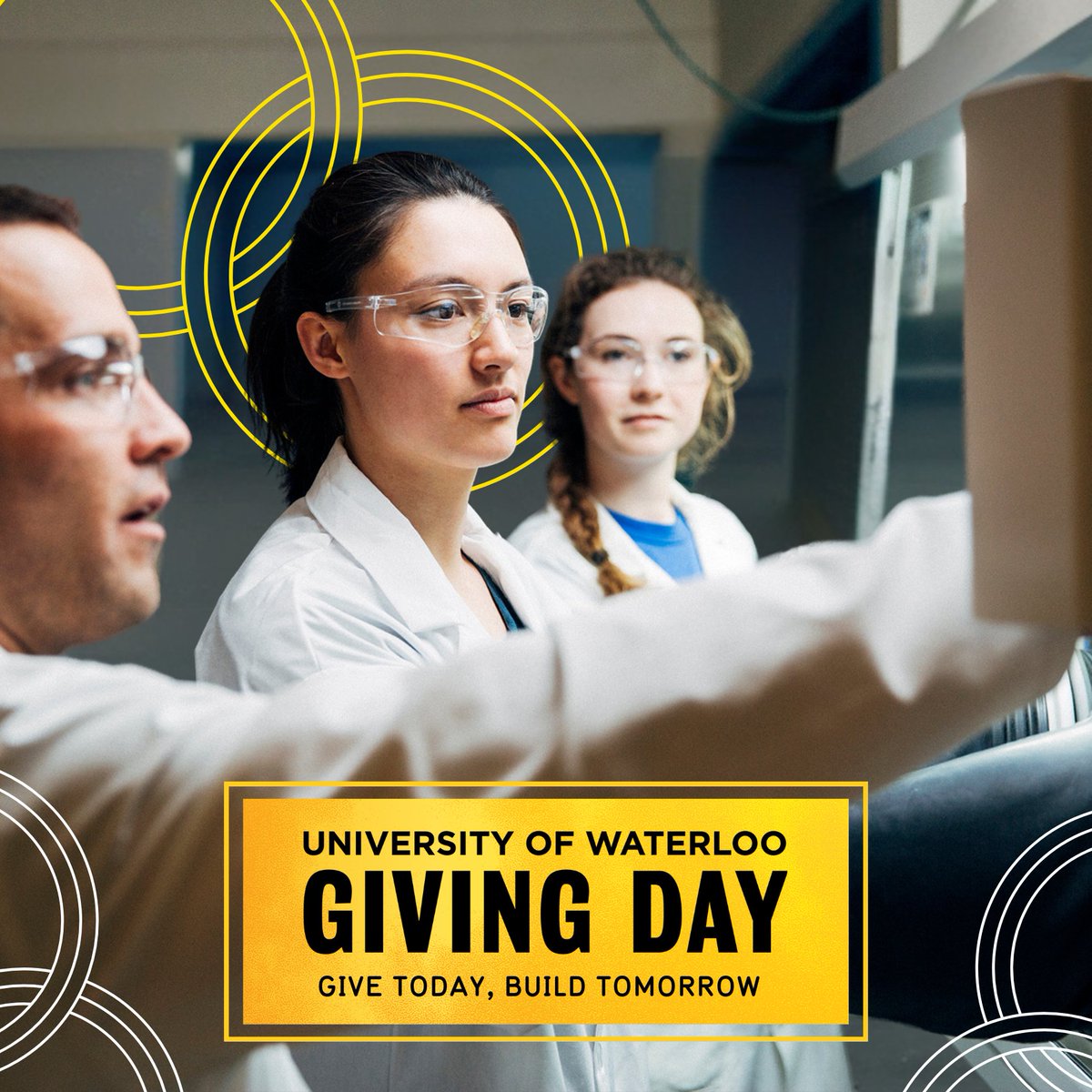 #UWaterlooGiving Day is here! Support the initiatives that matter most to you - student wellness, co-op, athletics, the Library, Indigenous initiatives and more! Every gift helps build a stronger campus community.

bit.ly/42f4NCI

#GiveTodayBuildTomorrow