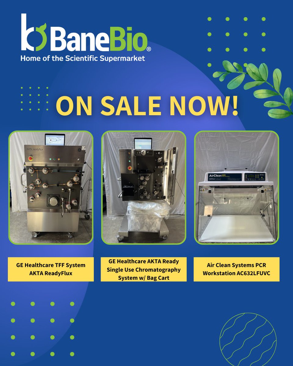 Bane_Bio's tweet photo. Fresh finds, lower costs. Our newest lab essentials are now on sale. Get top-quality equipment at limited-time prices!

See what's new: https://t.co/yx85GeAMno https://t.co/aOa6YcTbLx