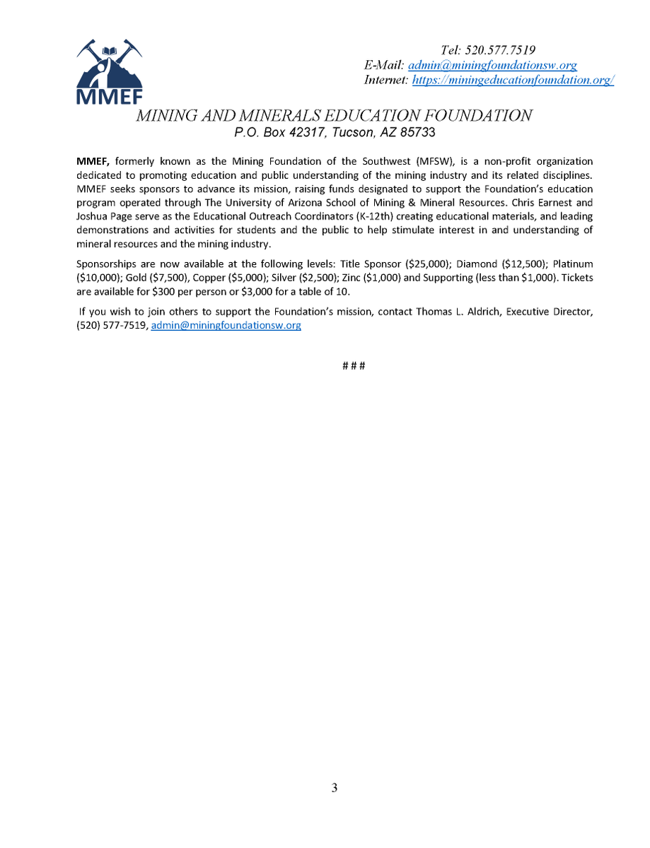 FM_FCX's tweet image. We are pleased to share that Kathleen Quirk, President and CEO, will be inducted into the 2025 American Mining Hall of Fame, hosted by the Mining and Minerals Education Foundation. 

Kathleen’s induction recognizes her more than 35 years of outstanding leadership and…