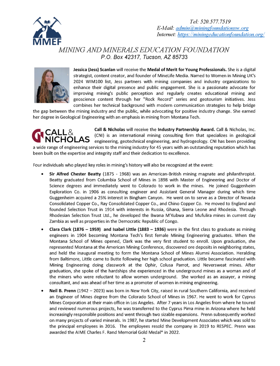 FM_FCX's tweet image. We are pleased to share that Kathleen Quirk, President and CEO, will be inducted into the 2025 American Mining Hall of Fame, hosted by the Mining and Minerals Education Foundation. 

Kathleen’s induction recognizes her more than 35 years of outstanding leadership and…