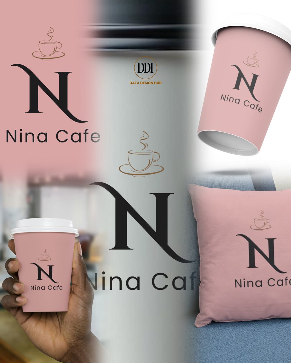 DataDesignHub's tweet photo. Day 1 of #15daysofDesign
I created a logo and mockups for an imaginary cafe called “Nina Cafe”
What do you think?
If you are a designer feel free to join 🤝
#canvadesigner #logodesigner #graphicdesigner https://t.co/3Caw41XmL5