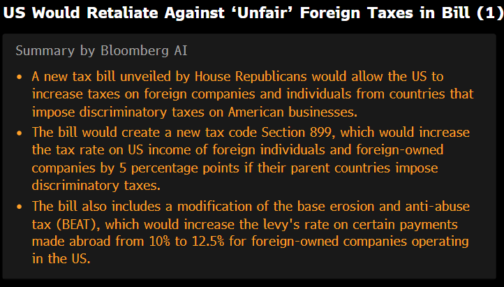 ⚠️HUGE sign Trump administration is targeting CAPITAL FLOWS: This is one of the clearest signals yet that the administration is preparing to eliminate the portfolio interest exemption (PIE) - effectively reinstating the 30% withholding tax on interest income earned by foreign