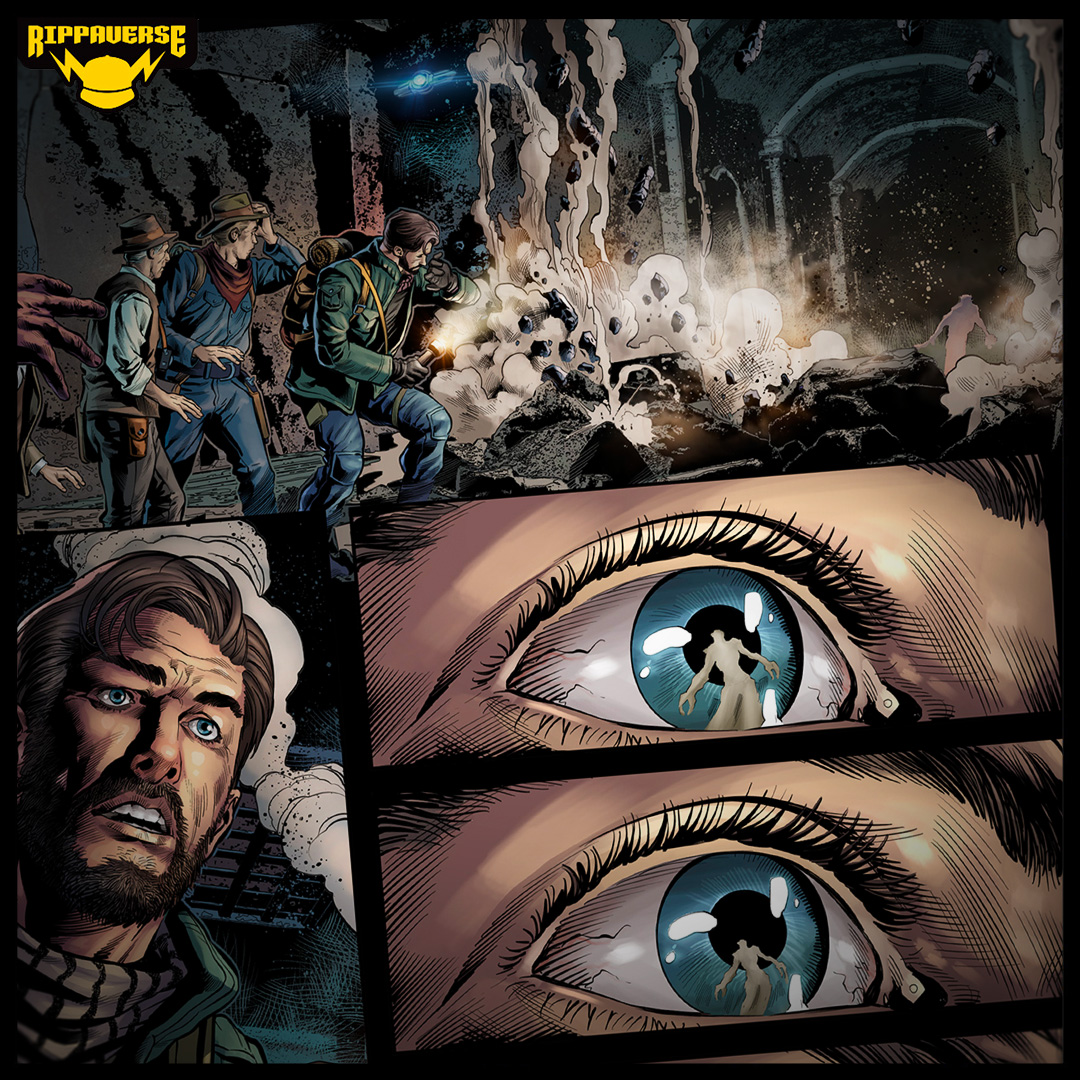 TheRippaverse's tweet image. In 'Bone God' by Callum Edmunds, aka @MauLer93, and Will Conrad, a team of explorers delves perhaps too deep into ancient catacombs...

Read this chilling tale in the pages of the Saints &amp;amp; Sinners #1 anthology collection, available to pre-order NOW!