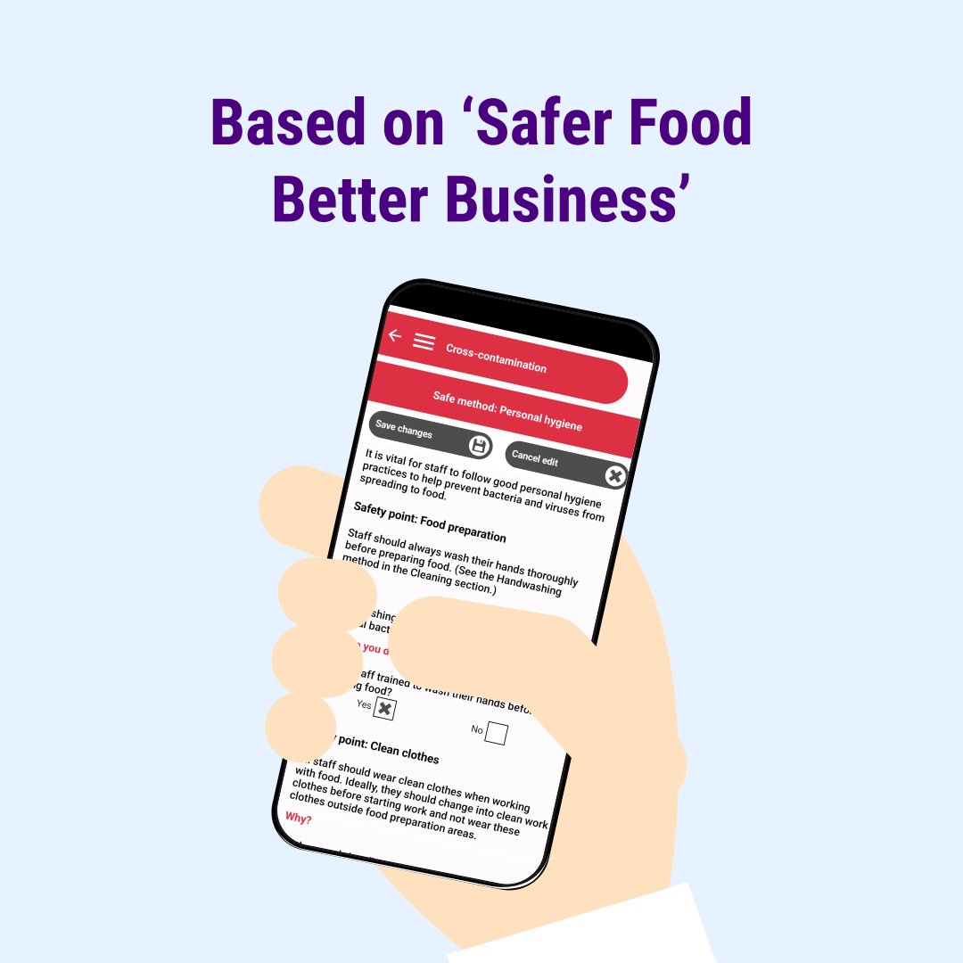 Do you want to switch from endless paper records to an app that keeps all your records digitally on your phone or tablet?
Then download the SFBB+ app on a 90 day FREE trial, and then it's only £4.99/m per premises. No extras. #Simple #Foodsafety
Sign up at sfbbplus.co.uk