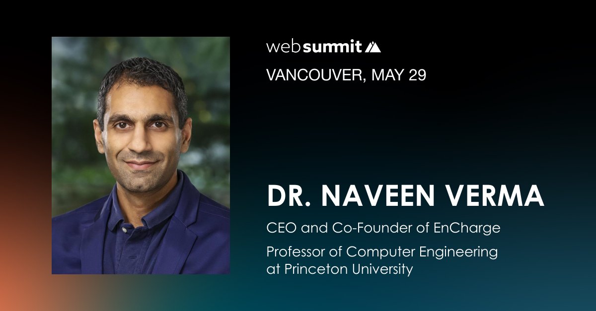 AI could consume 500 TWh/year by 2027. That's almost like adding a new France to the grid!

At #WebSummitVancouver on May 29, our CEO Naveen Verma explores how rethinking chip architecture can make AI more accessible and sustainable. Join us: vancouver.websummit.com