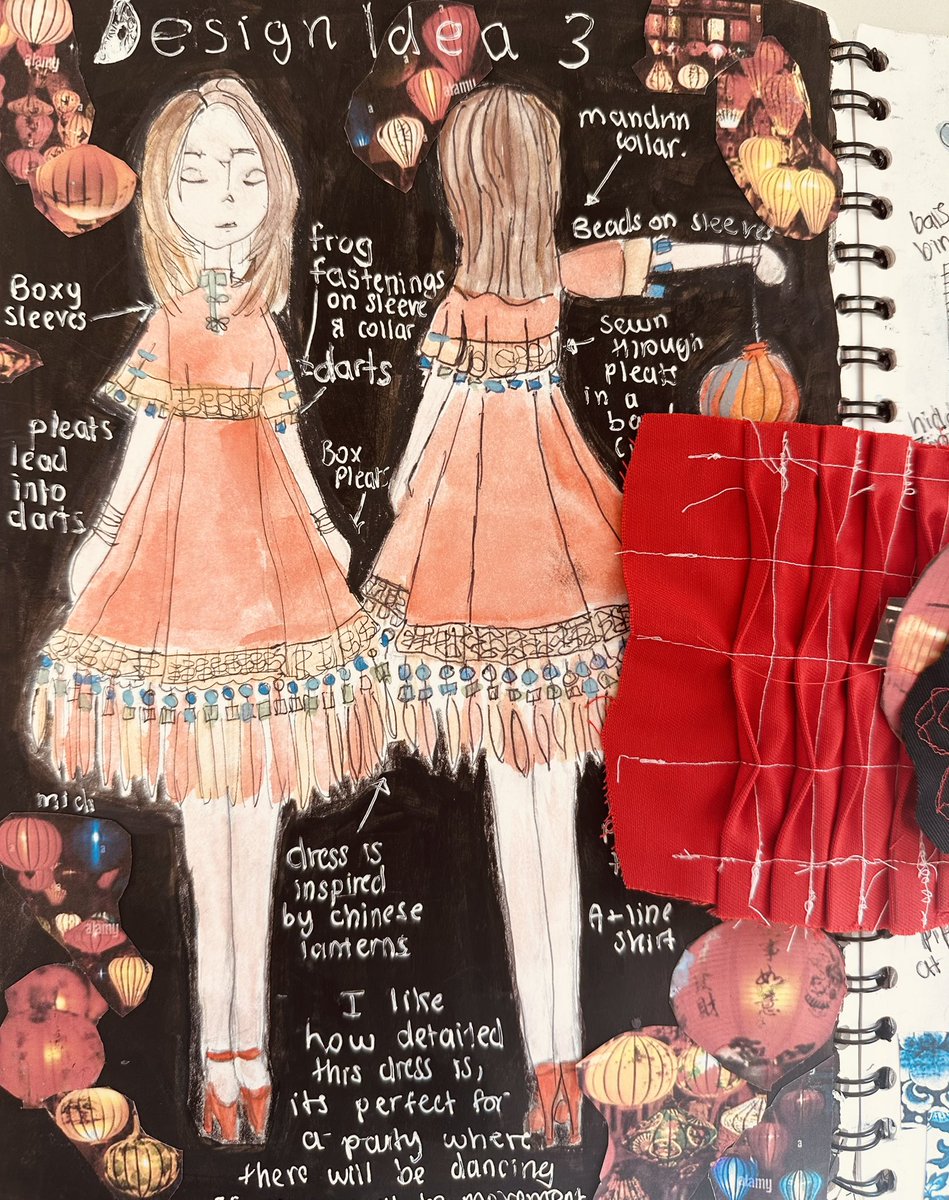 Textiles2XL's tweet photo. WJEC GCSE Fashion and Textiles: Following the moderation visit this week, we are delighted to announce that 4 of our pupils have been nominated for the WJEC innovations award. Congratulations to them all. Here is a sneak peek of Sofia’s work. https://t.co/wUUIgosygm