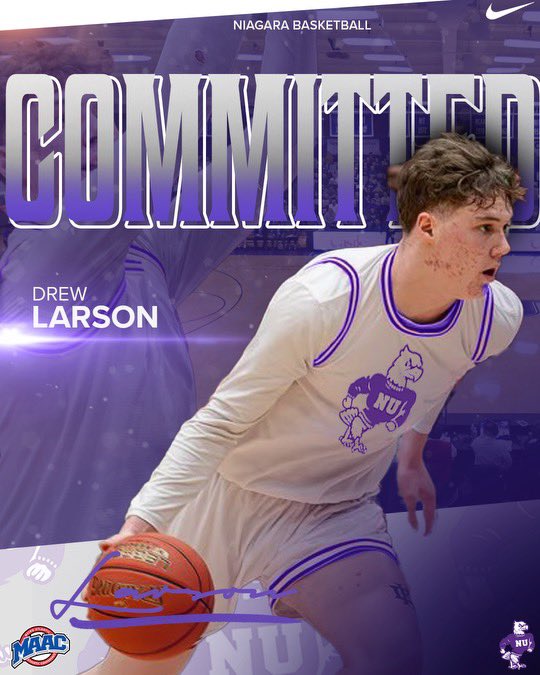 Drew Larson (@drewlarson51) on Twitter photo Excited to announce my commitment to Niagara University! Thank you to my family, coaches, teammates, and everyone who helped along the way!! Go Purple Eagles ๐ฃ๐ฆ
<a href="/JUCOadvocate/">JUCOadvocate - Brandon Goble</a> <a href="/jakelieberman2/">Jake Lieberman</a> <a href="/VerbalCommits/">Verbal Commits</a> Excited to announce my commitment to Niagara University! Thank you to my family, coaches, teammates, and everyone who helped along the way!! Go Purple Eagles ๐ฃ๐ฆ
<a href="/JUCOadvocate/">JUCOadvocate - Brandon Goble</a> <a href="/jakelieberman2/">Jake Lieberman</a> <a href="/VerbalCommits/">Verbal Commits</a>