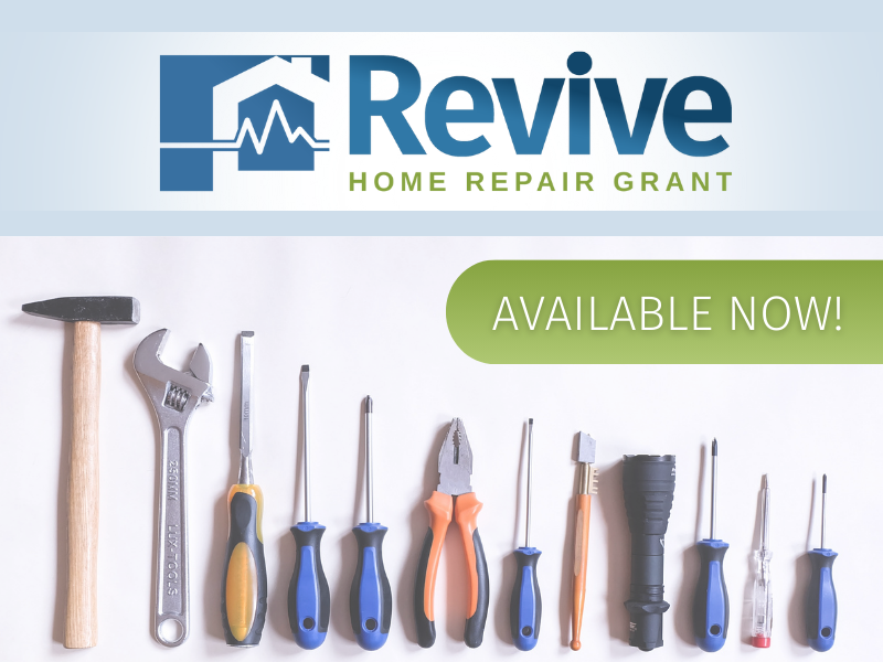 🛠️ Revive – Home Repair Grants are available now!

The 2025 round of our Revive program opens today! Revive helps fund certain deferred maintenance repairs and safety and accessibility upgrades for income-qualified homeowners. More info here: bit.ly/4jMcVlW