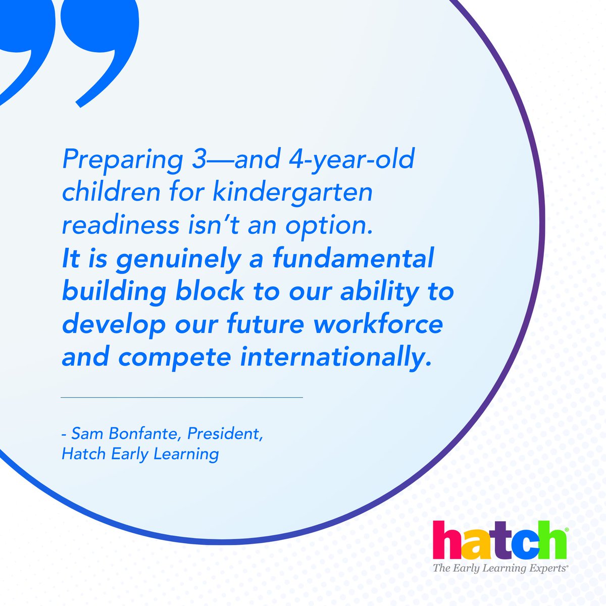 Behind every new tech is a simple goal: helping children thrive.

As the school year ends, we’re looking ahead. Our President shares what’s next for early childhood edtech: hubs.ly/Q03m6nLg0

#EarlyLearning #EdTech #TeacherSupport #KindergartenReadiness #SupportingEducators