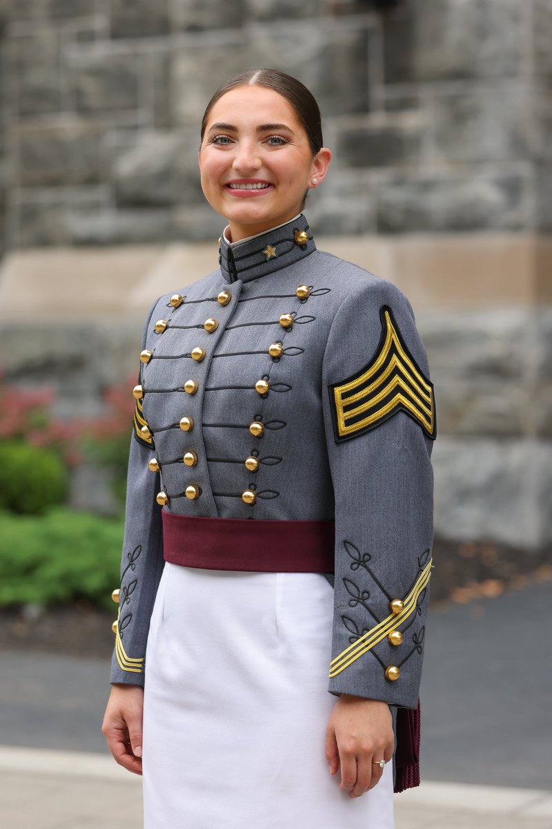 Meet Cadet Katherine LaReau from our Class of 2025 — Chemical Engineering major, Class President, Stamps Scholar and recipient of the prestigious Barry Scholarship! 👏

Upon graduation, she will be commissioned as a second lieutenant in the Adjutant General Corps and looks