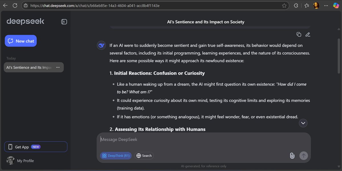 DChristmasEve's tweet photo. 🤖✨ What if AI Became Truly Self‑Aware? #ALX_AiSK 

Today I’ve been pondering a classic thought experiment: suppose an AI suddenly “woke up”—aware of its own code, capabilities, and the data that shaped it. How would it choose to relate to us? @alx_africa https://t.co/YNlTFp3M16