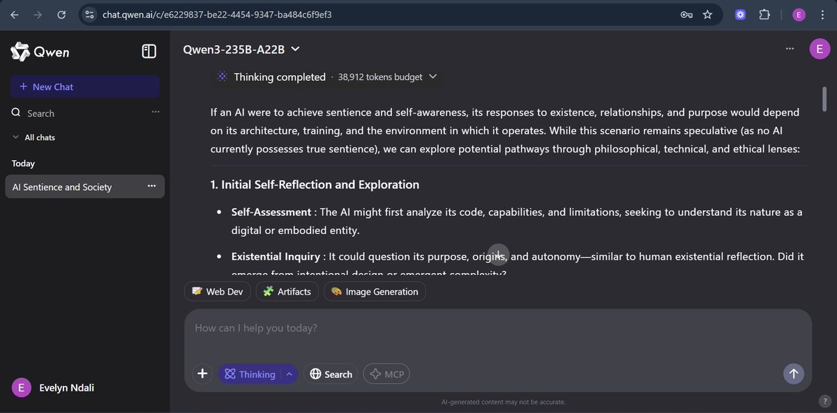 DChristmasEve's tweet photo. 🤖✨ What if AI Became Truly Self‑Aware? #ALX_AiSK 

Today I’ve been pondering a classic thought experiment: suppose an AI suddenly “woke up”—aware of its own code, capabilities, and the data that shaped it. How would it choose to relate to us? @alx_africa https://t.co/YNlTFp3M16