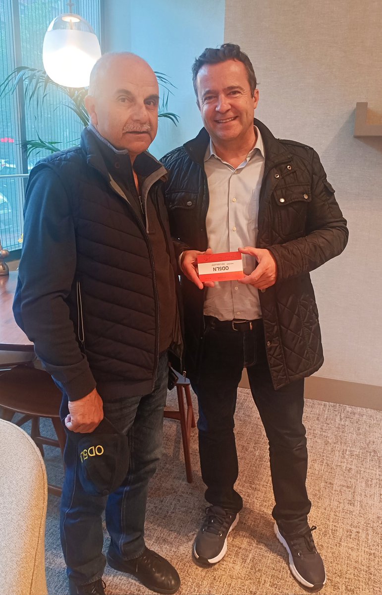 🇪🇸 EA4NF Philippe 🛰️ (@ea4nf_sat) on Twitter photo 👉Today we had a visit from Naïm 🇱🇧 OD5LN <a href="/naim_od5/">Gen. Naim Ziade</a> and his wife in Madrid
We shared a pleasant moment talking about radio and the situation in Lebanon
We wish them a pleasant stay in 🇪🇦 Spain
#AMSAT <a href="/GridMasterMap/">GridMasterMap</a> #hamradio #AMSATRovers <a href="/DX_World/">DX World.net</a> <a href="/DAILYDX/">The Daily DX</a> <a href="/ure_es/">Unión de Radioaficionados Españoles</a> #Lebanon
#Liban 👉Today we had a visit from Naïm 🇱🇧 OD5LN <a href="/naim_od5/">Gen. Naim Ziade</a> and his wife in Madrid
We shared a pleasant moment talking about radio and the situation in Lebanon
We wish them a pleasant stay in 🇪🇦 Spain
#AMSAT <a href="/GridMasterMap/">GridMasterMap</a> #hamradio #AMSATRovers <a href="/DX_World/">DX World.net</a> <a href="/DAILYDX/">The Daily DX</a> <a href="/ure_es/">Unión de Radioaficionados Españoles</a> #Lebanon
#Liban